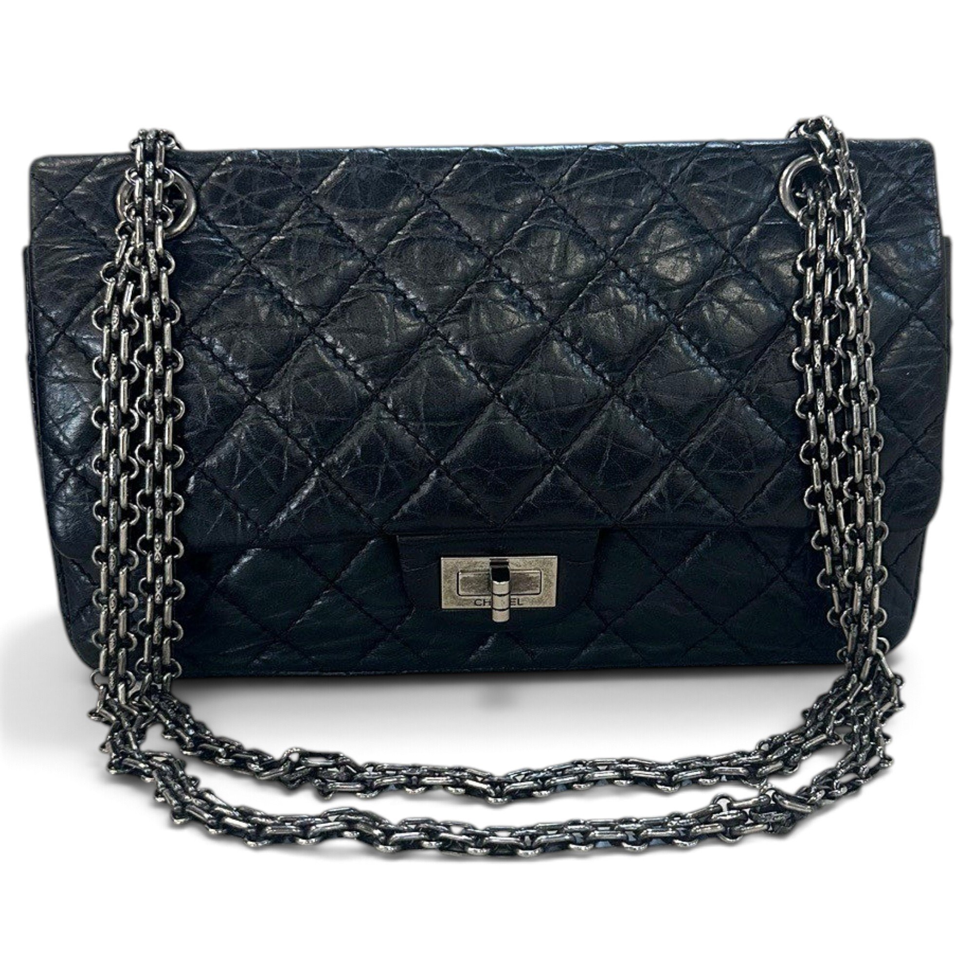 2.55 leather handbag