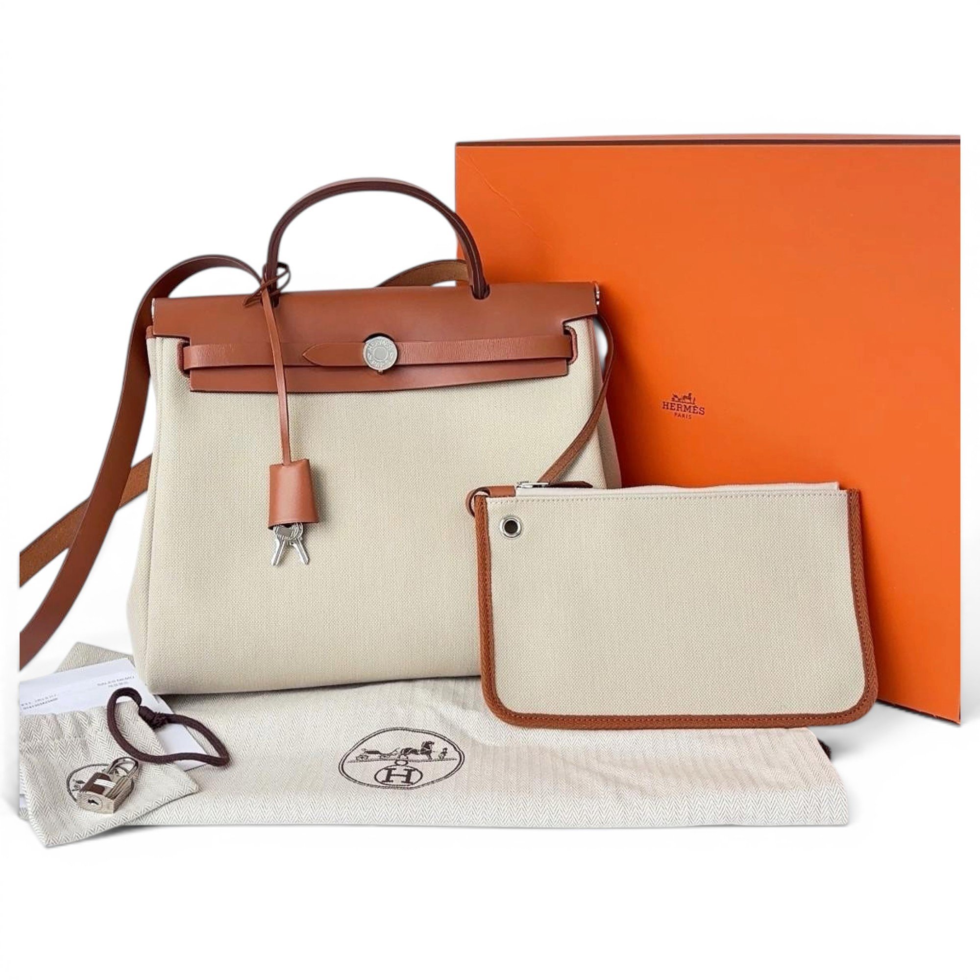Herbag leather crossbody bag
