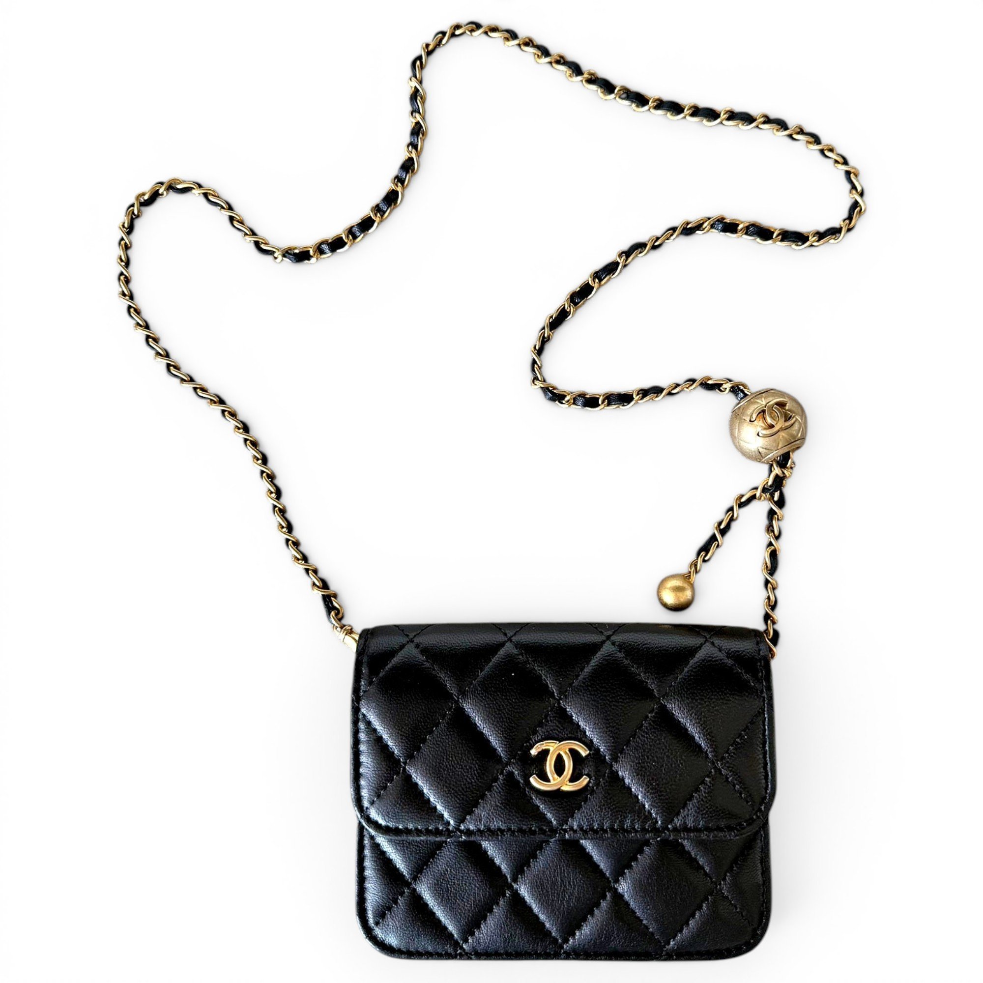 Leather clutch bag