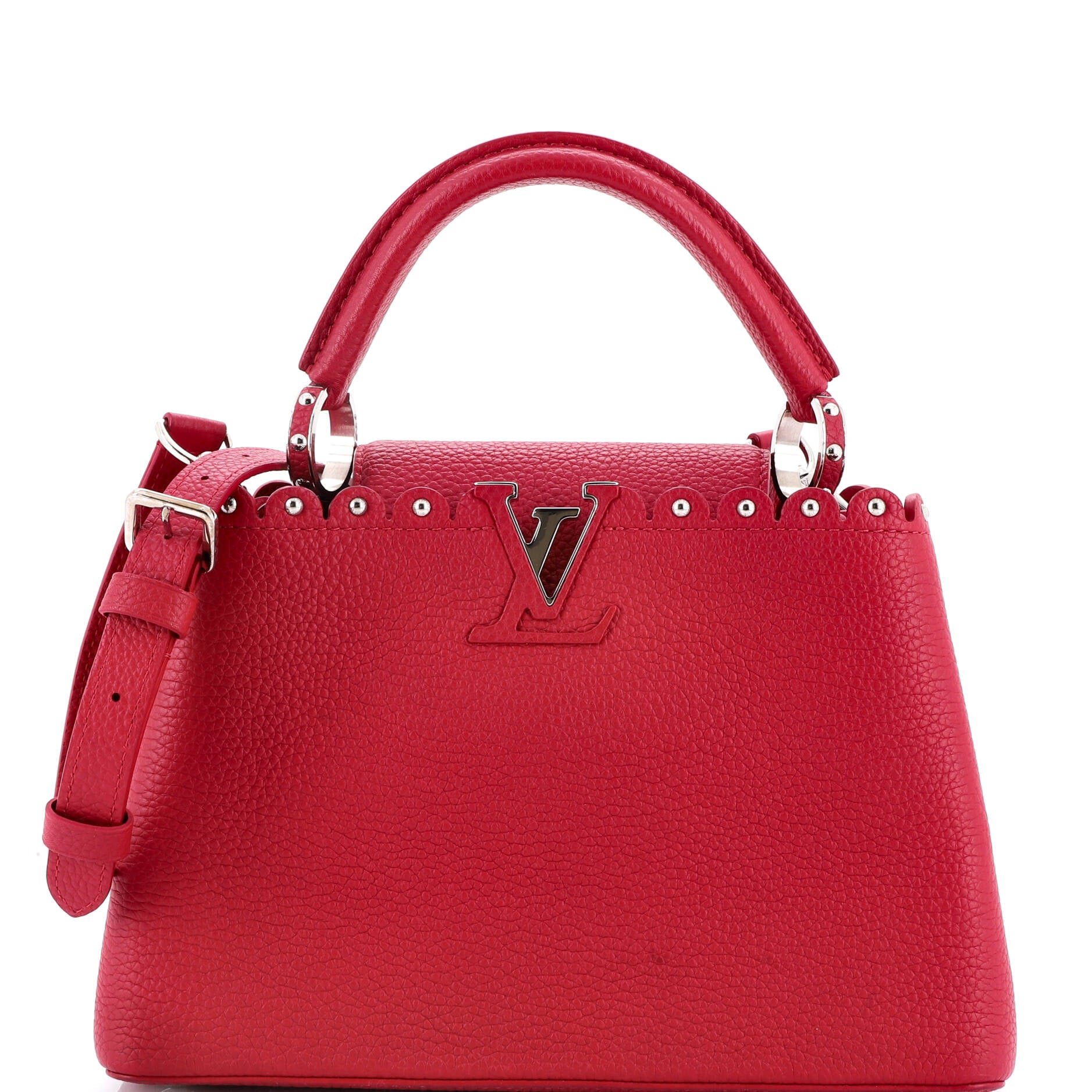 Louis Vuitton Capucines Bag Leather with Embellished Detail BB