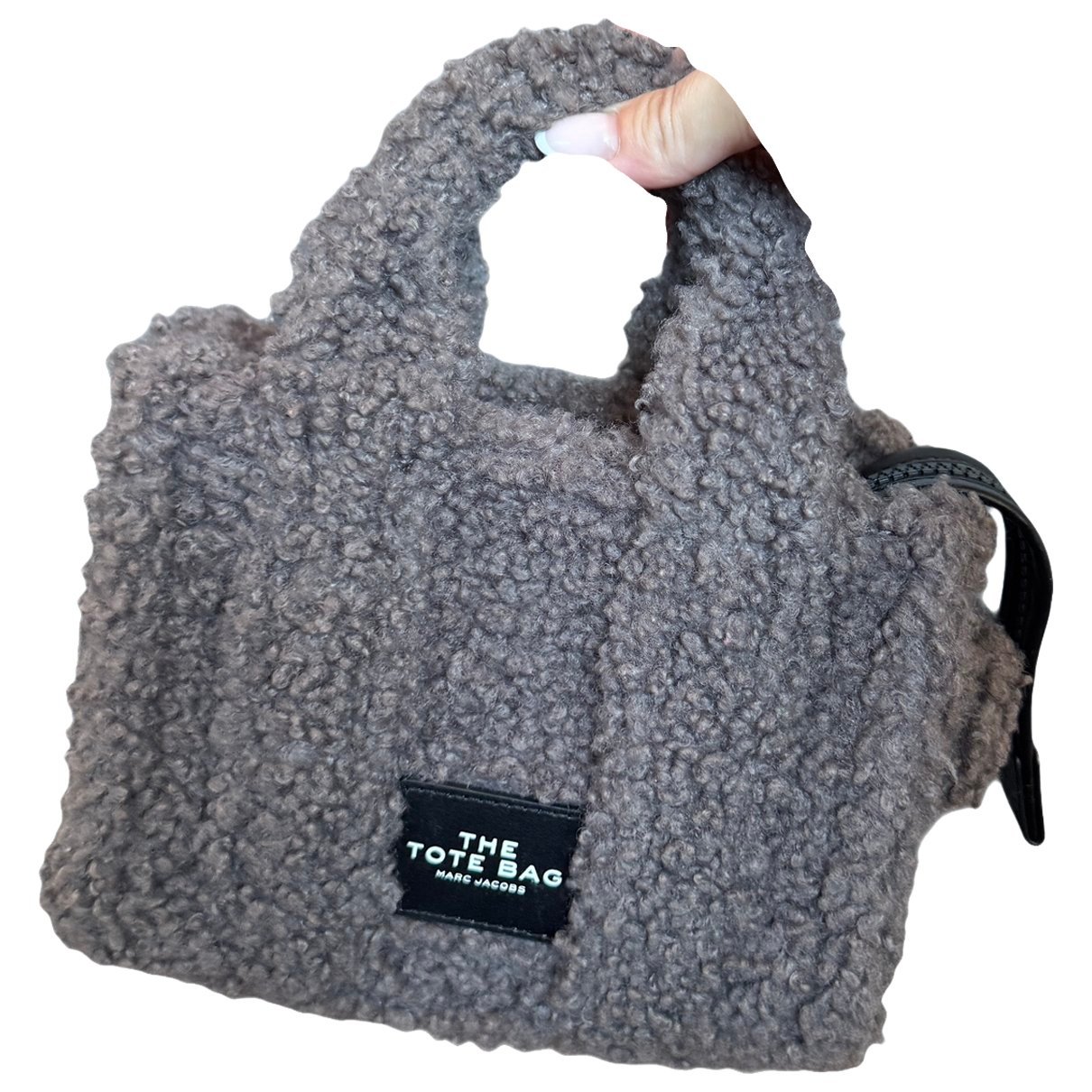 Faux fur handbag