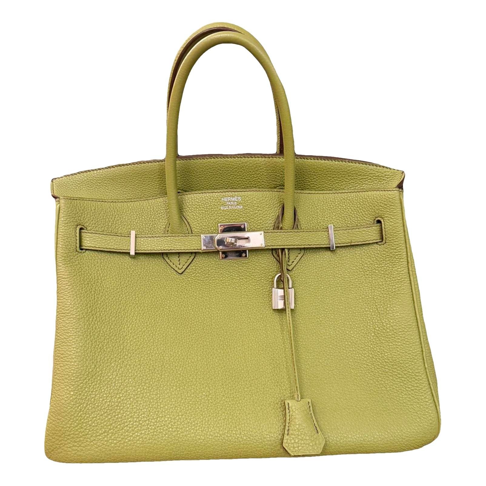 Birkin 35 leather handbag