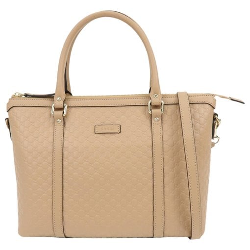 Leather tote