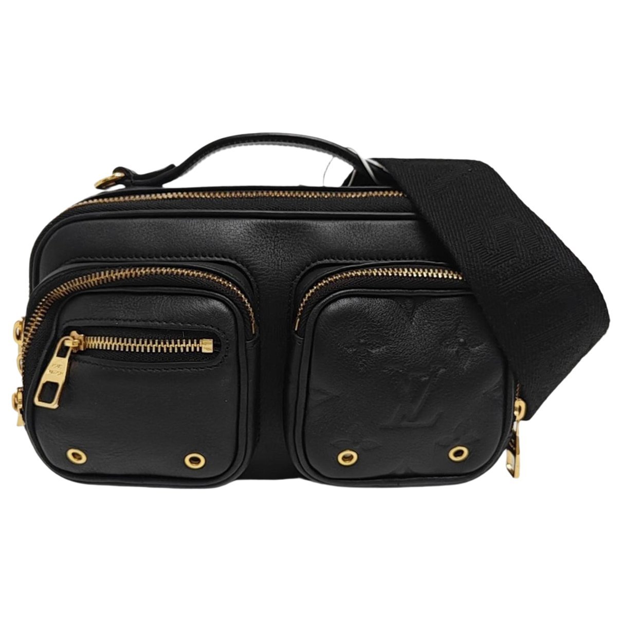 Croisé Utility leather handbag