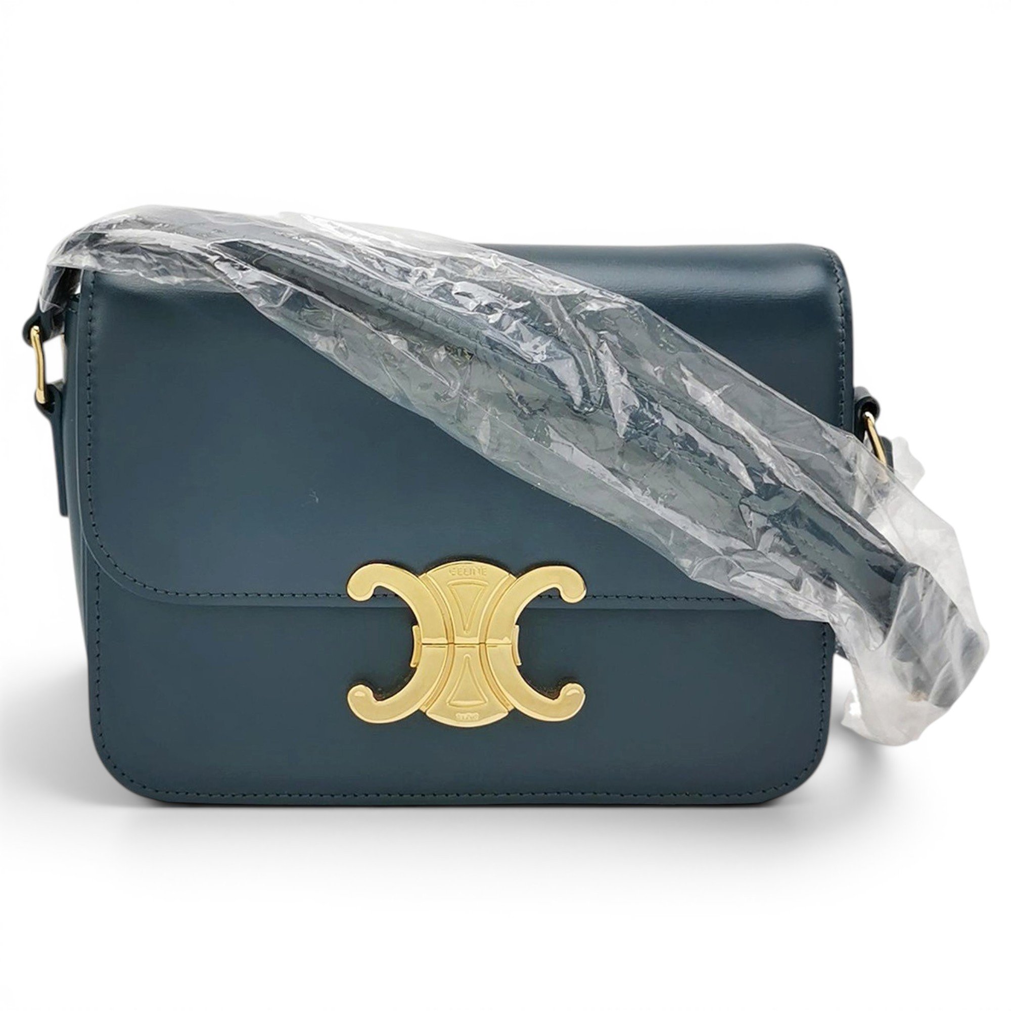 Triomphe leather handbag