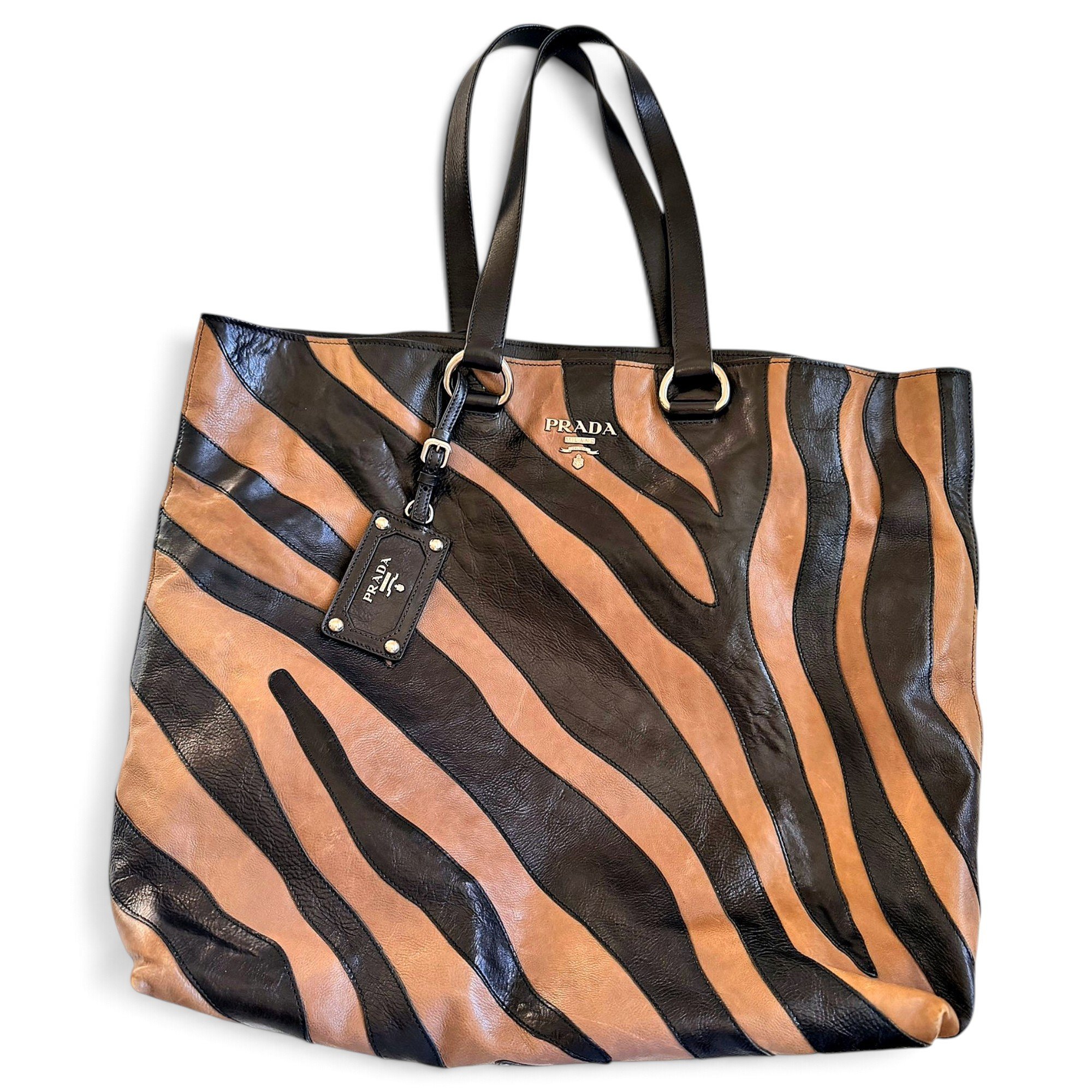 Leather tote