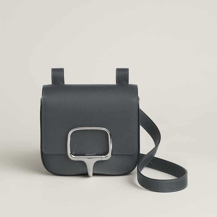 Gris Misty Hermès Della Cavalleria Mini Bag II
