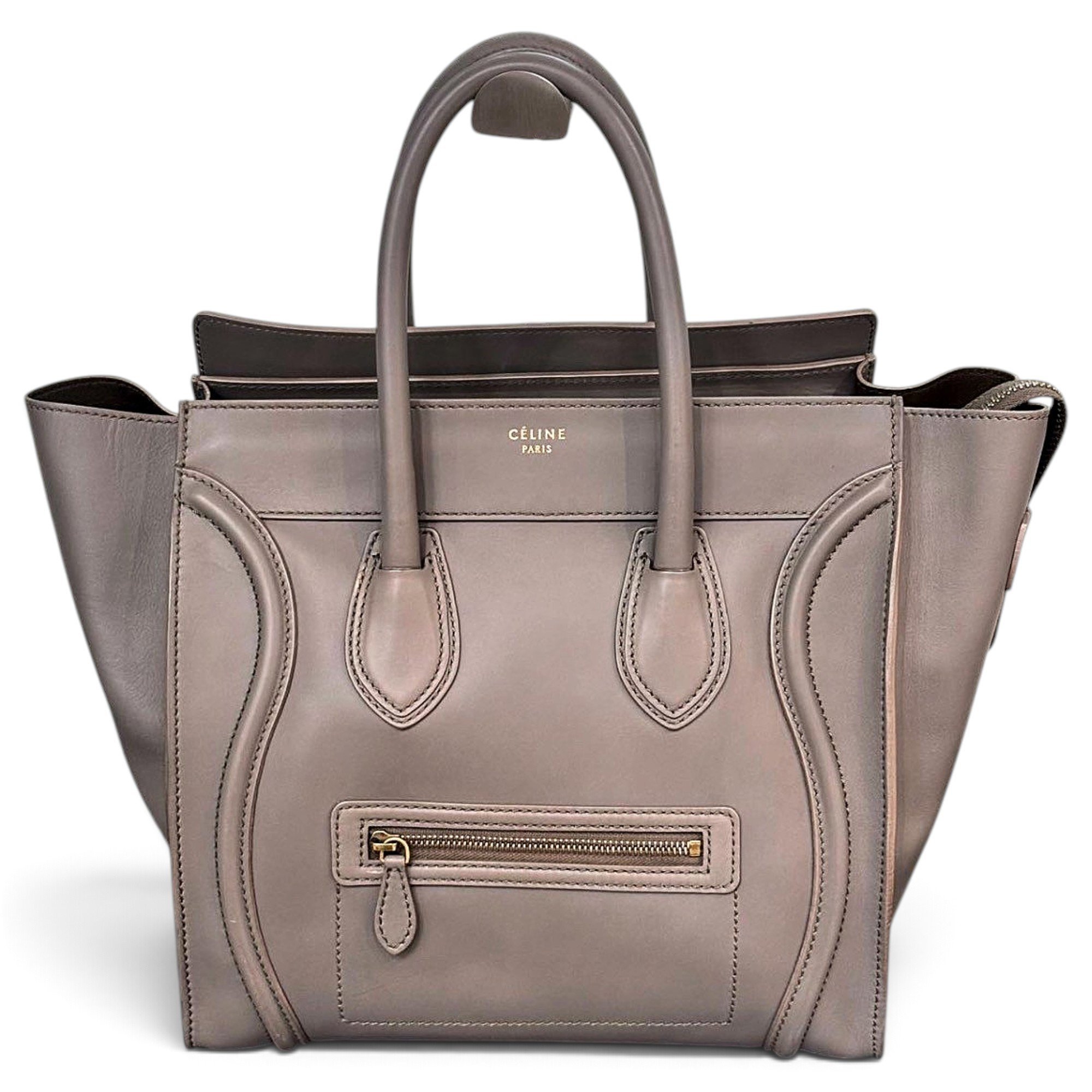 Luggage leather handbag