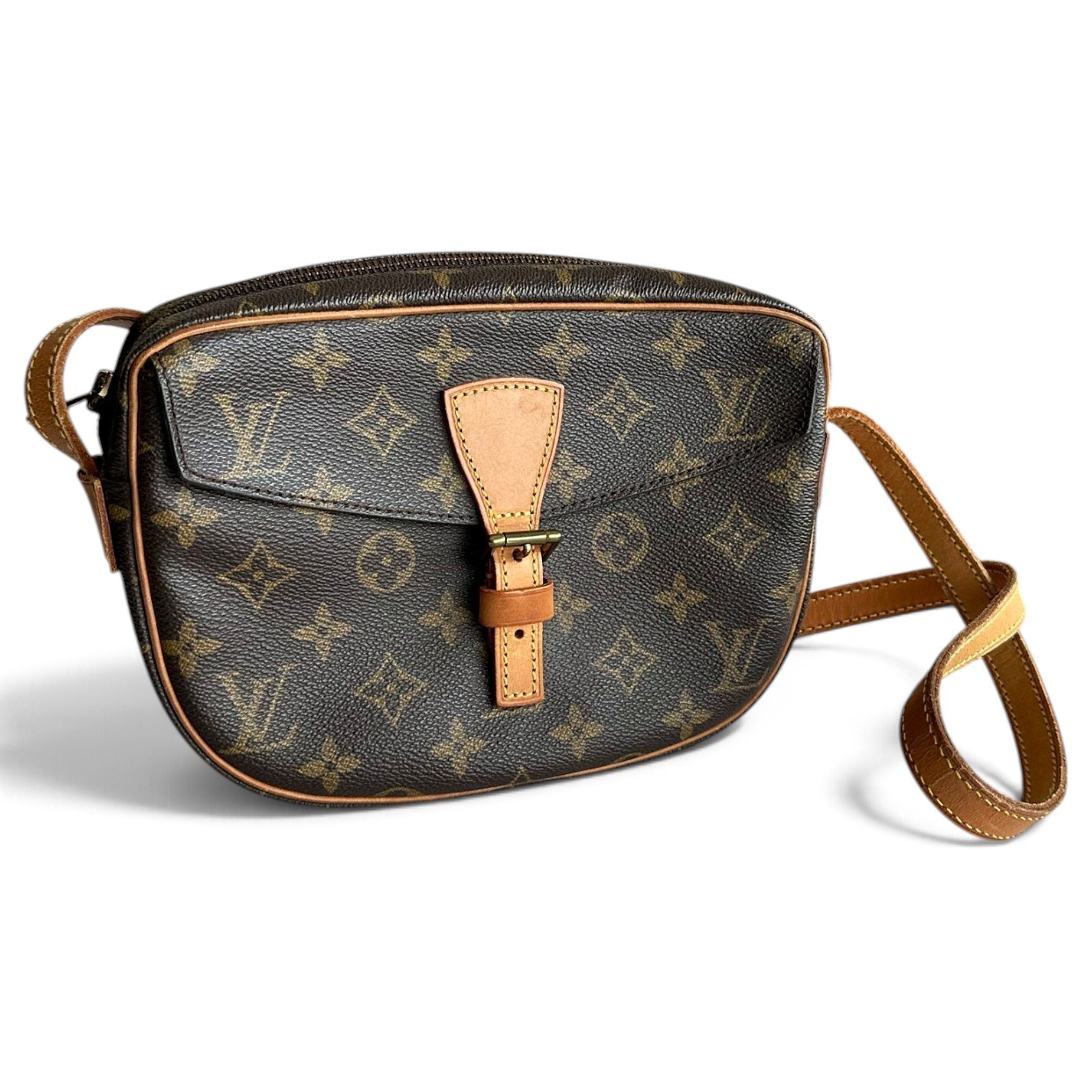 Jeune fille leather crossbody bag