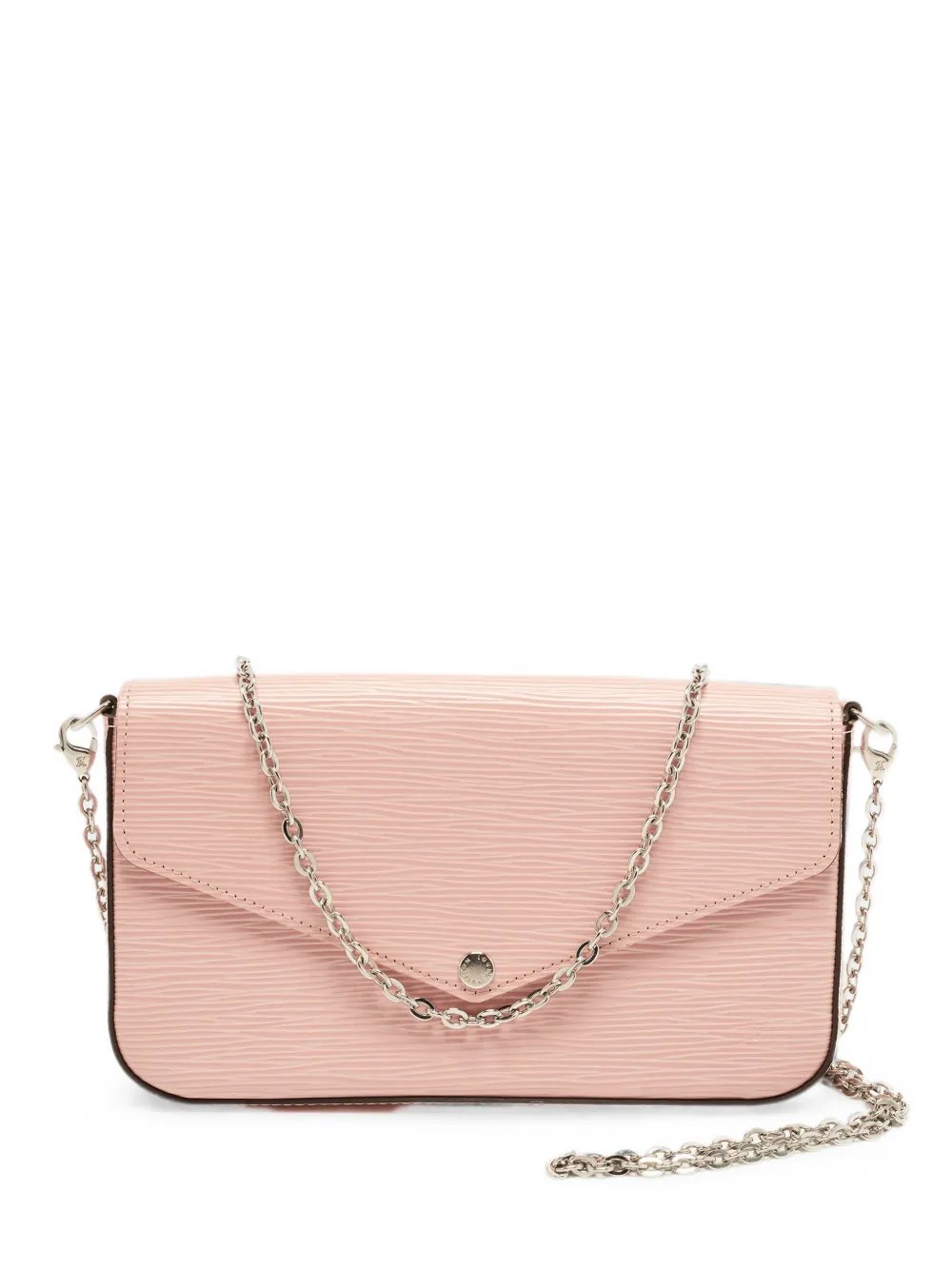 Félicie Epi leather clutch bag
