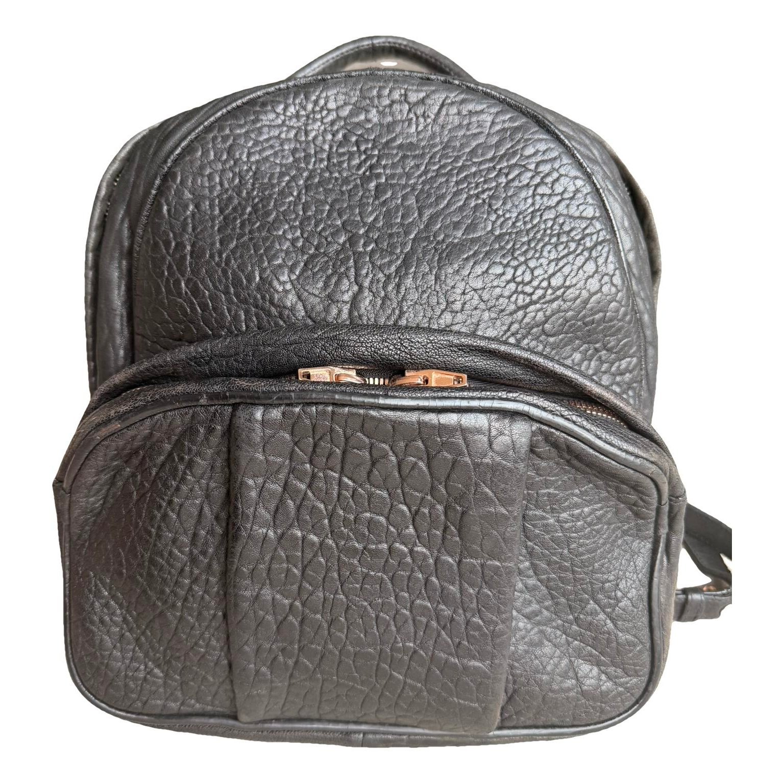 Leather backpack