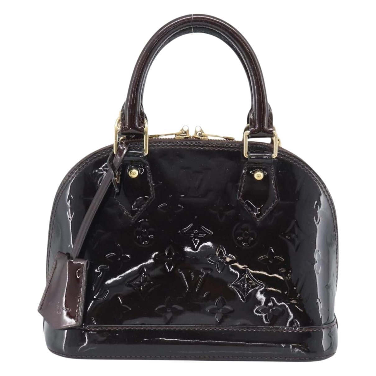 Alma patent leather handbag