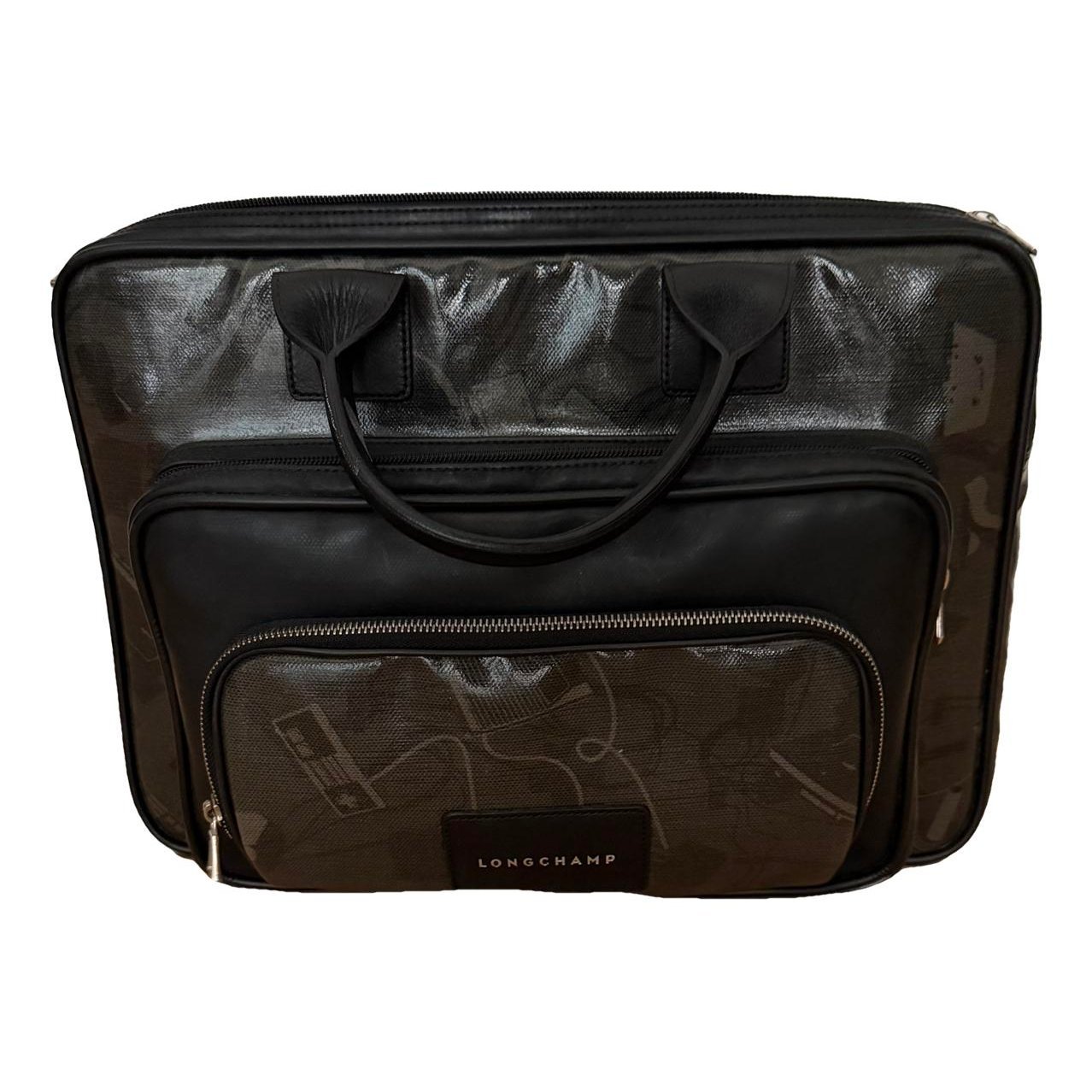 Leather travel bag