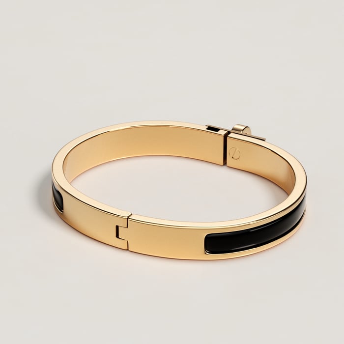 Noir Mini Clic Kelly Bracelet
