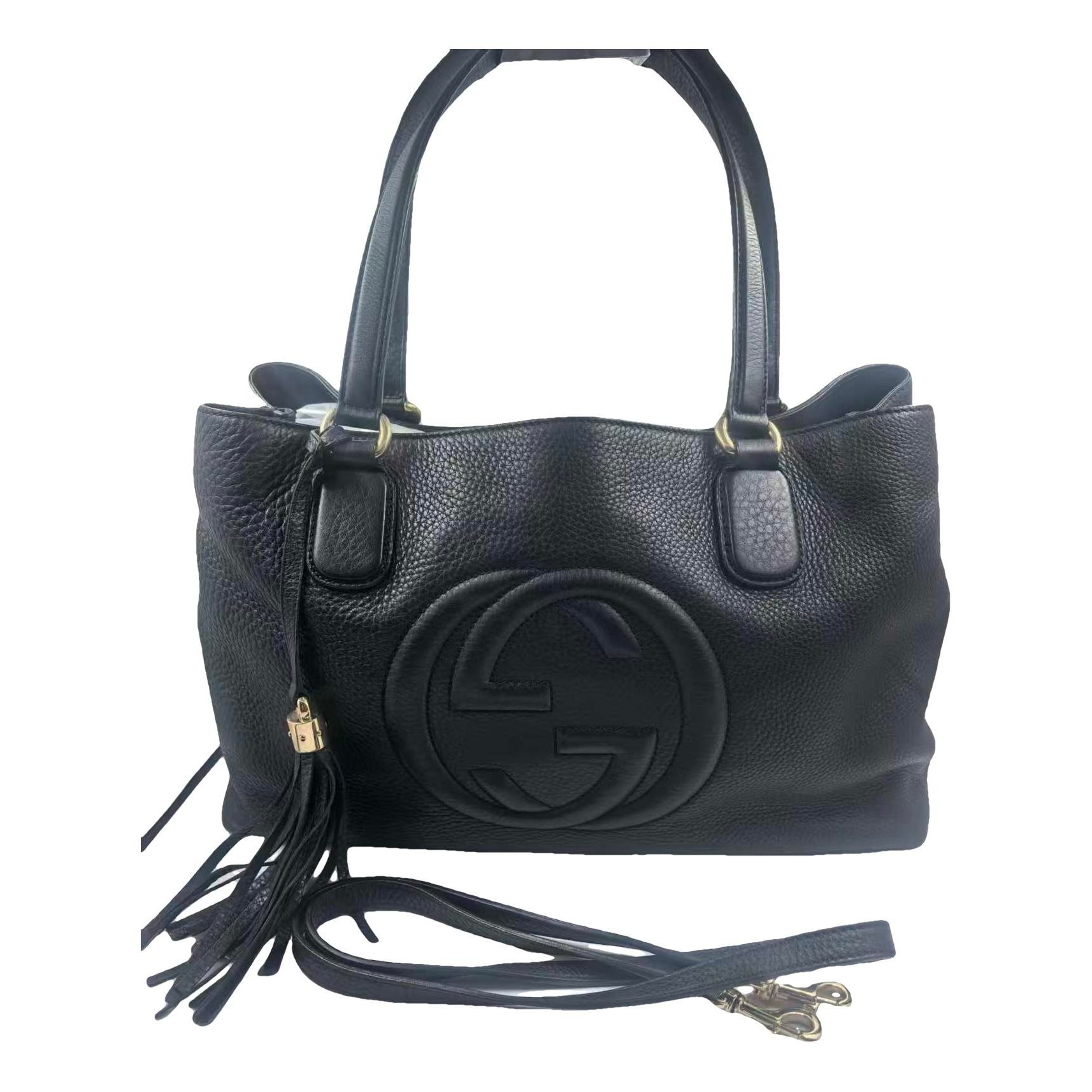 Soho Top Handle leather handbag