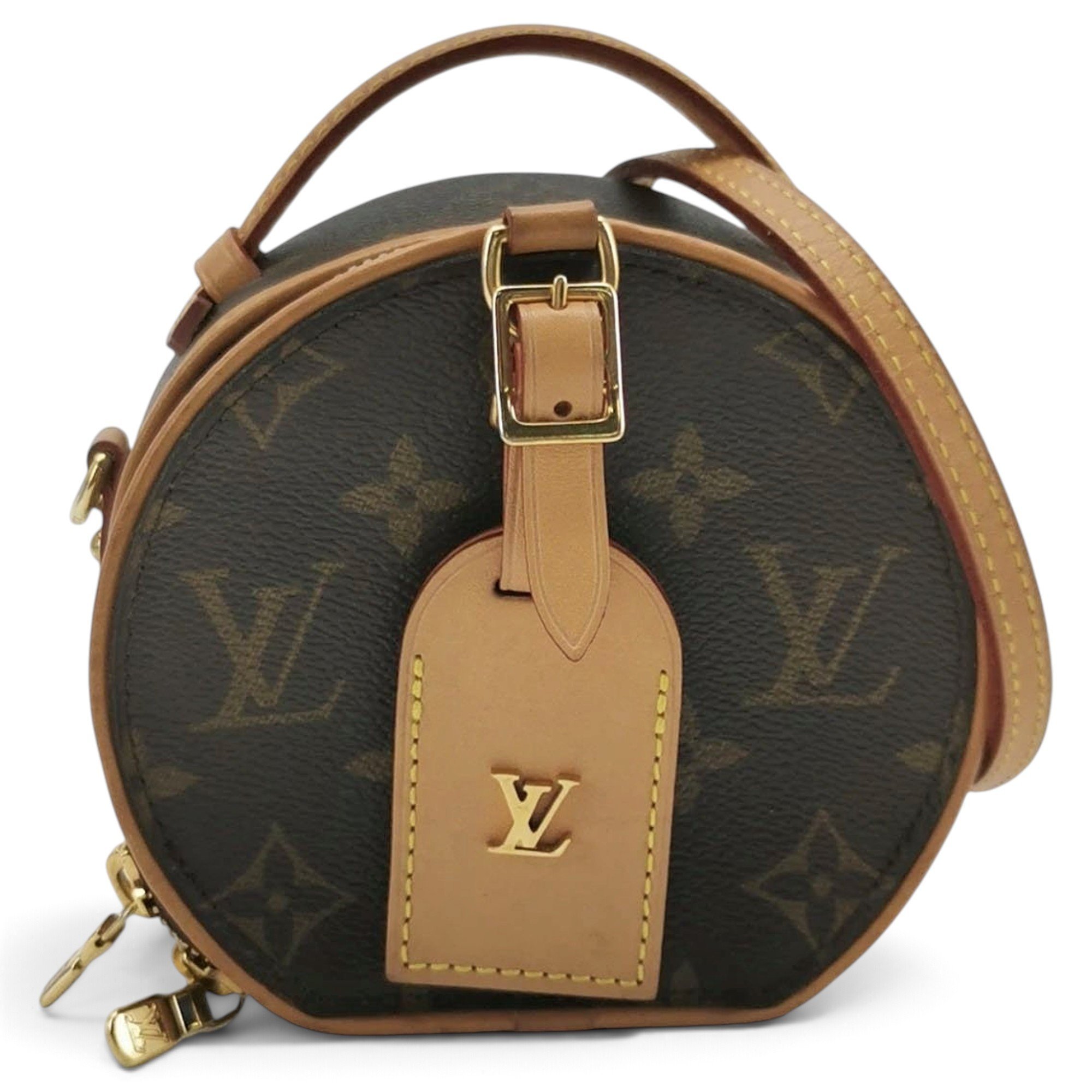 Micro boite chapeau leather handbag