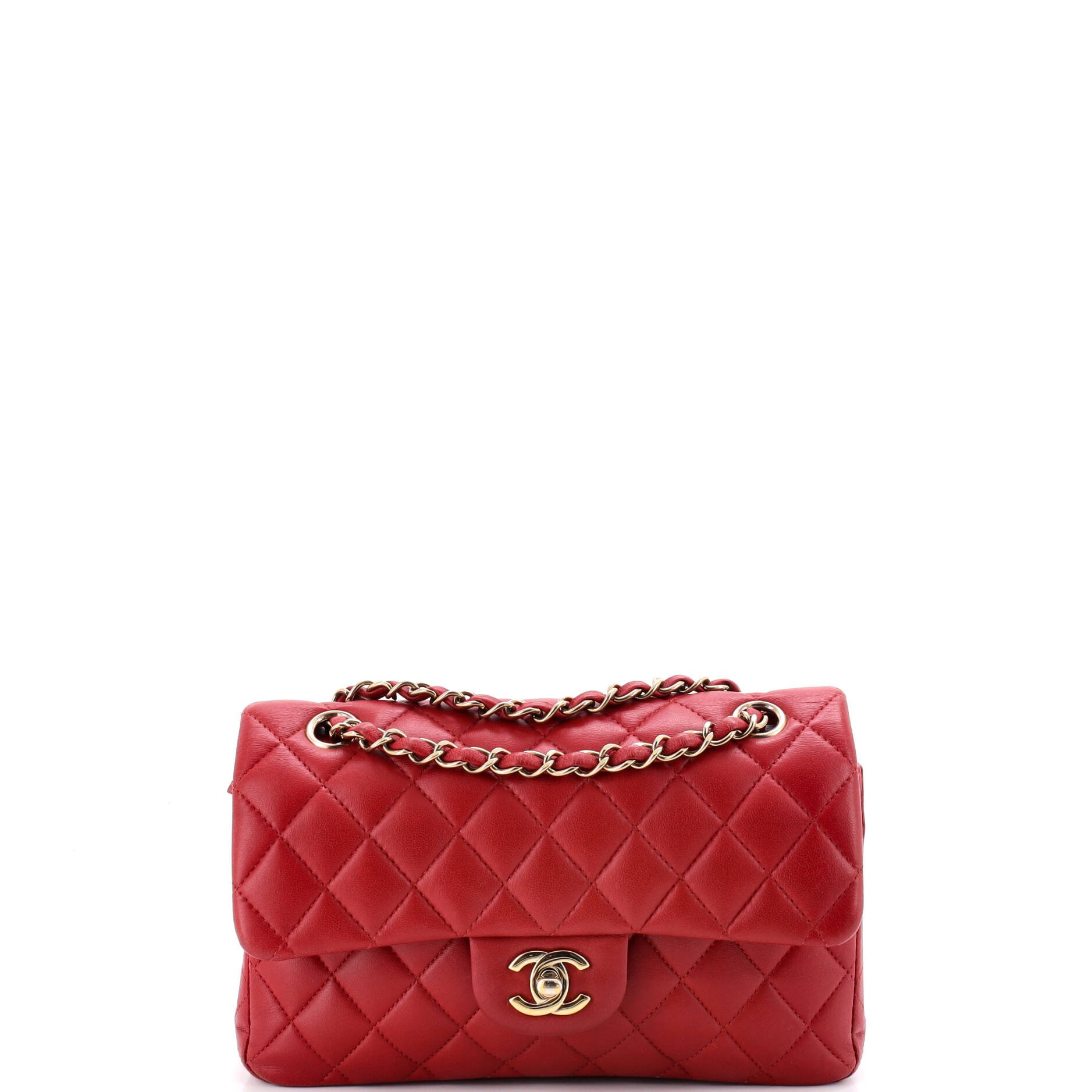 Classic Double Flap Bag Quilted Lambskin Small