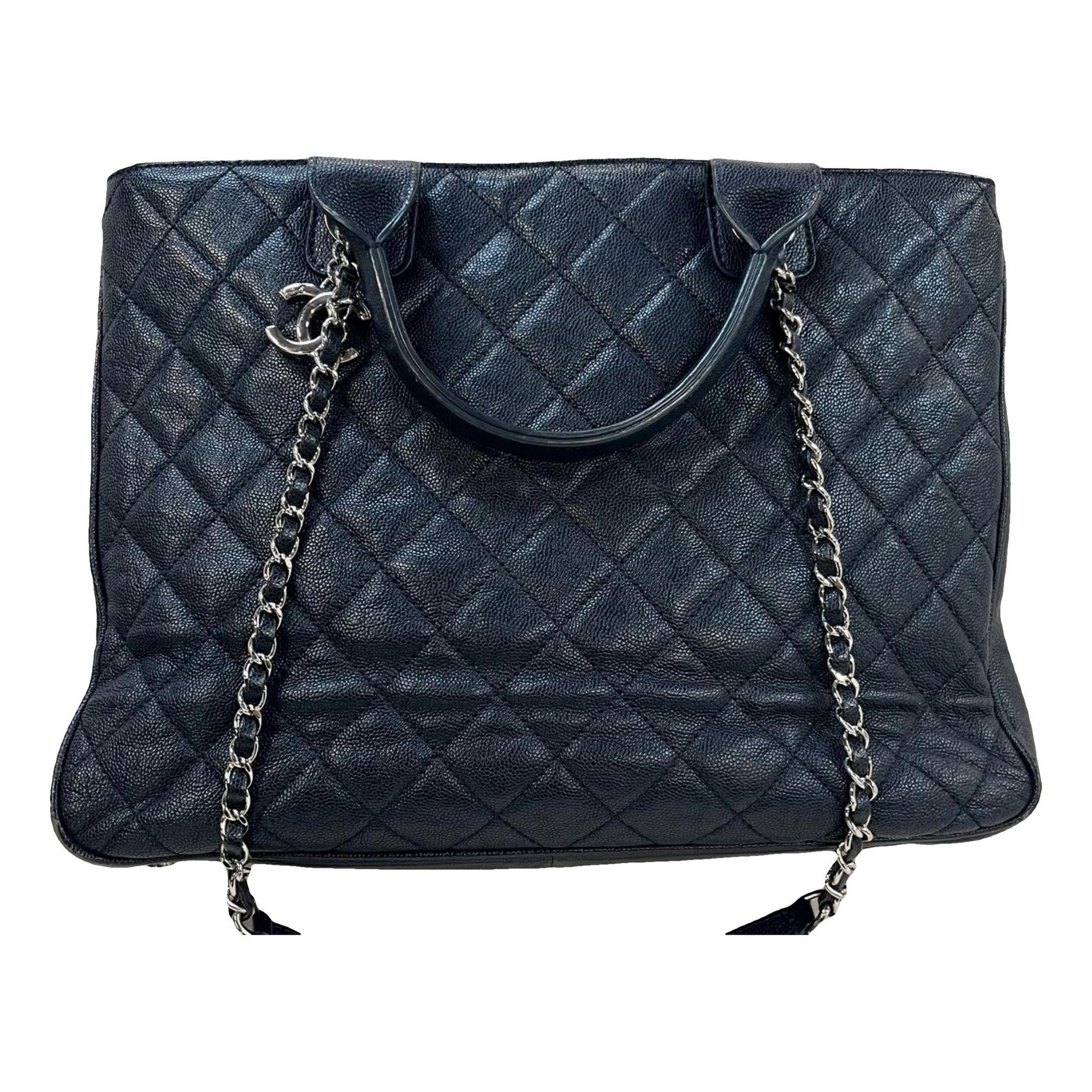 Grand shopping leather tote