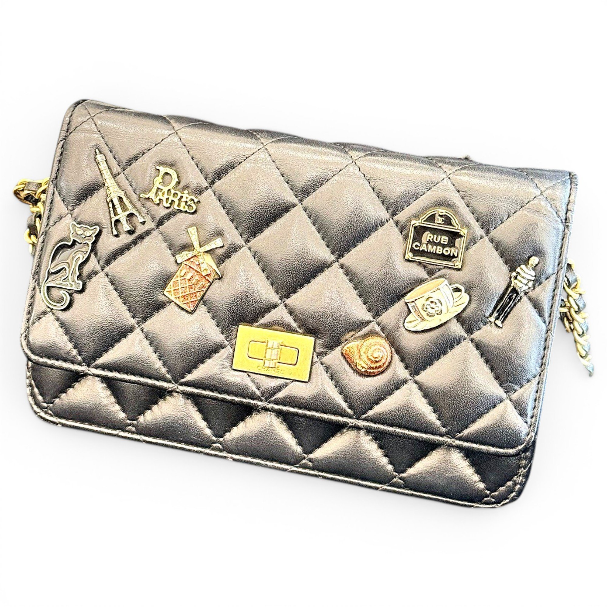 Wallet On Chain 2.55 leather handbag