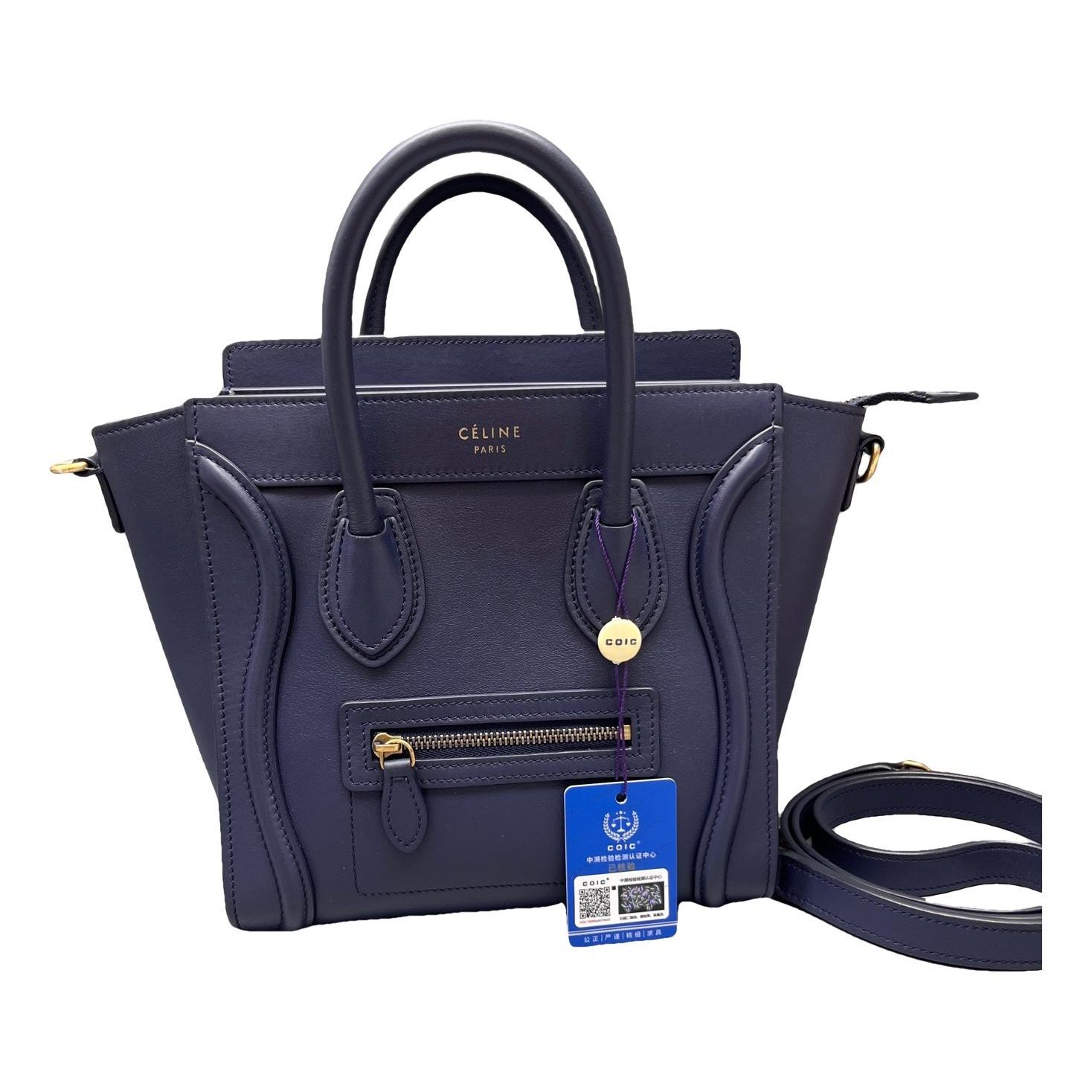 Nano Luggage leather handbag