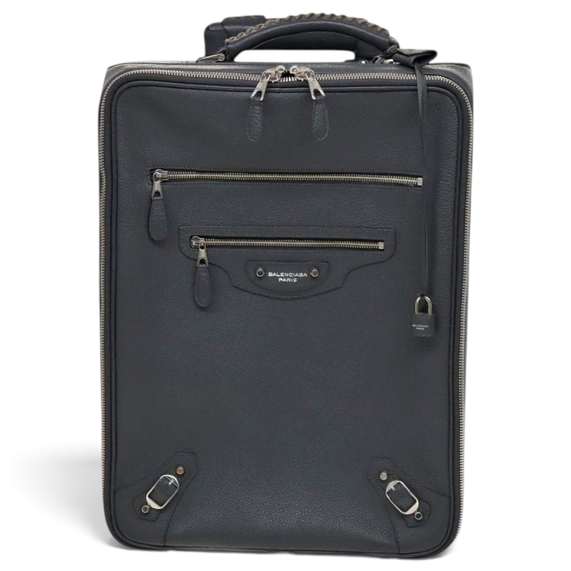 Leather bowling bag