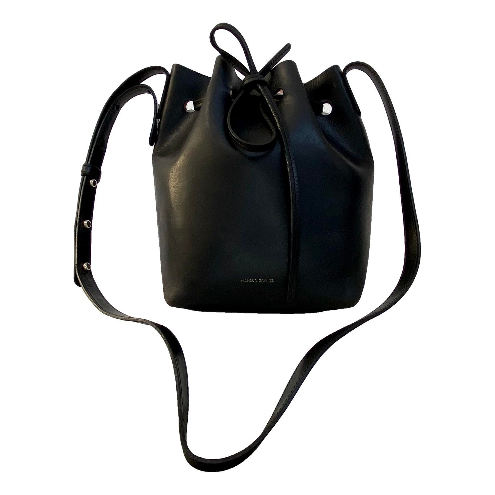 Mansur Gavriel Bucket leather crossbody bag