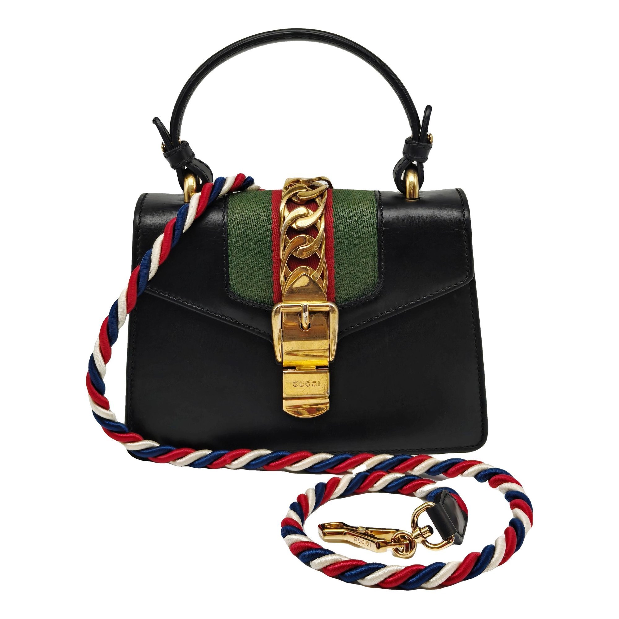 Sylvie Top Handle leather handbag