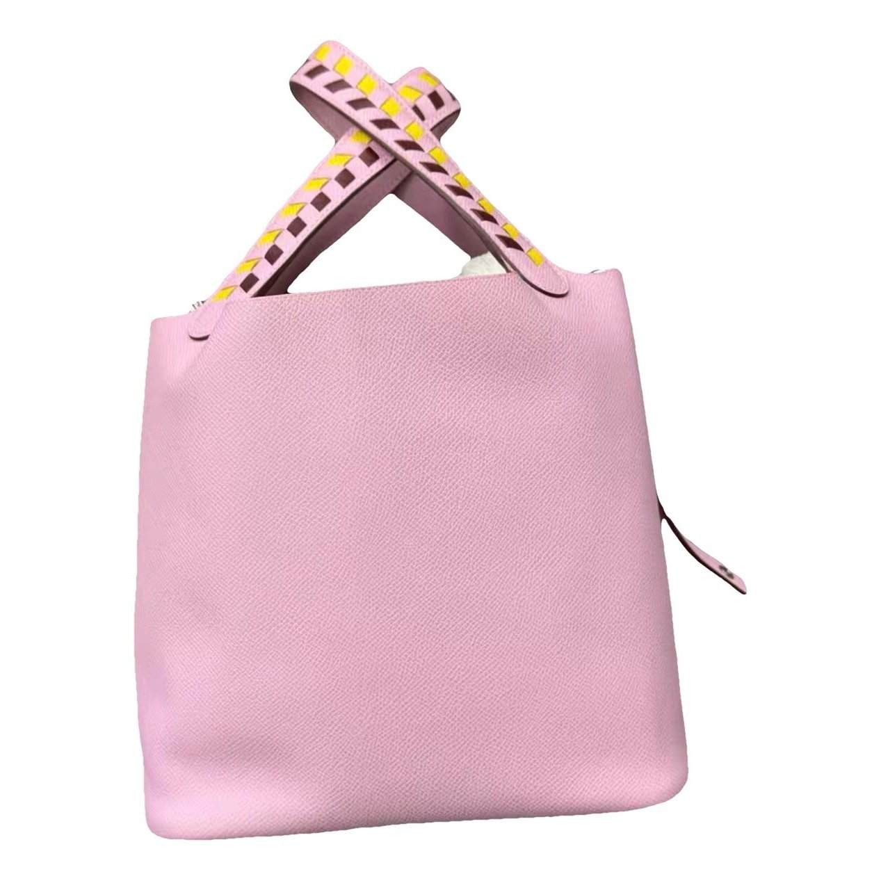 Picotin leather tote