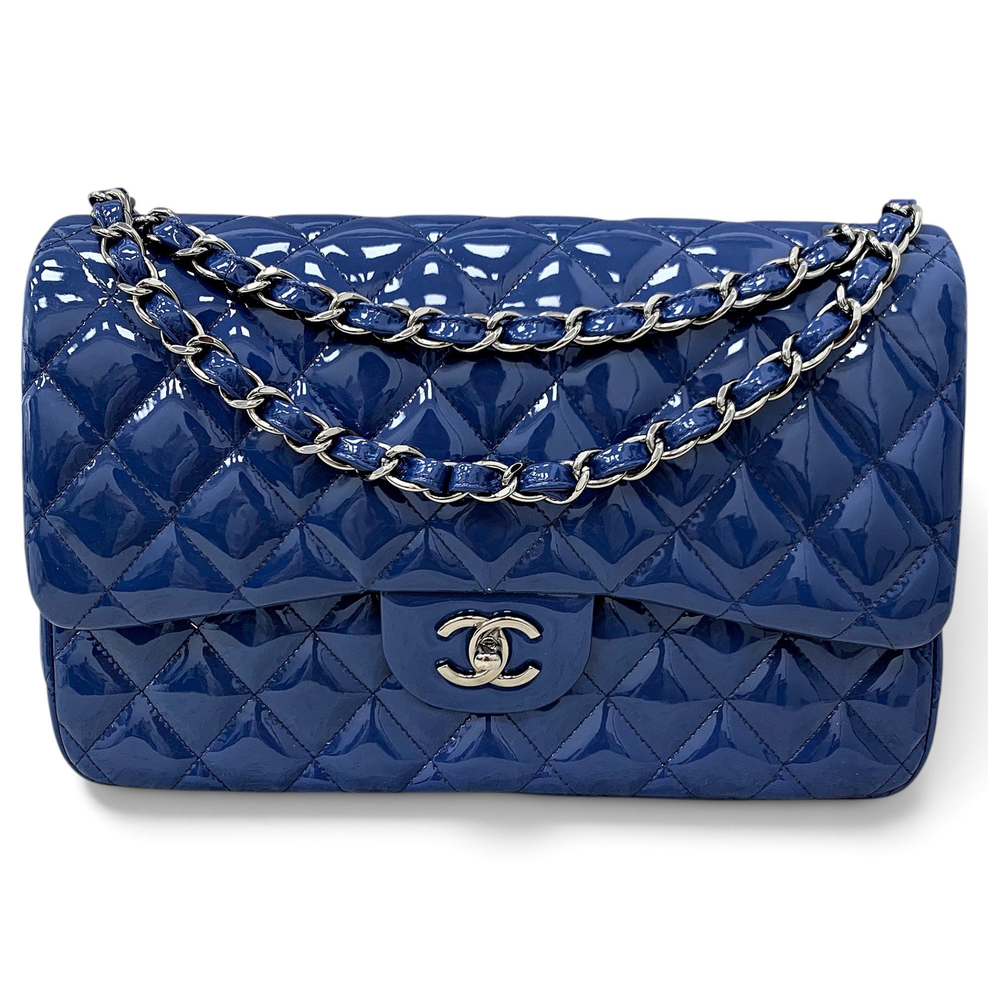 Timeless/Classique patent leather handbag