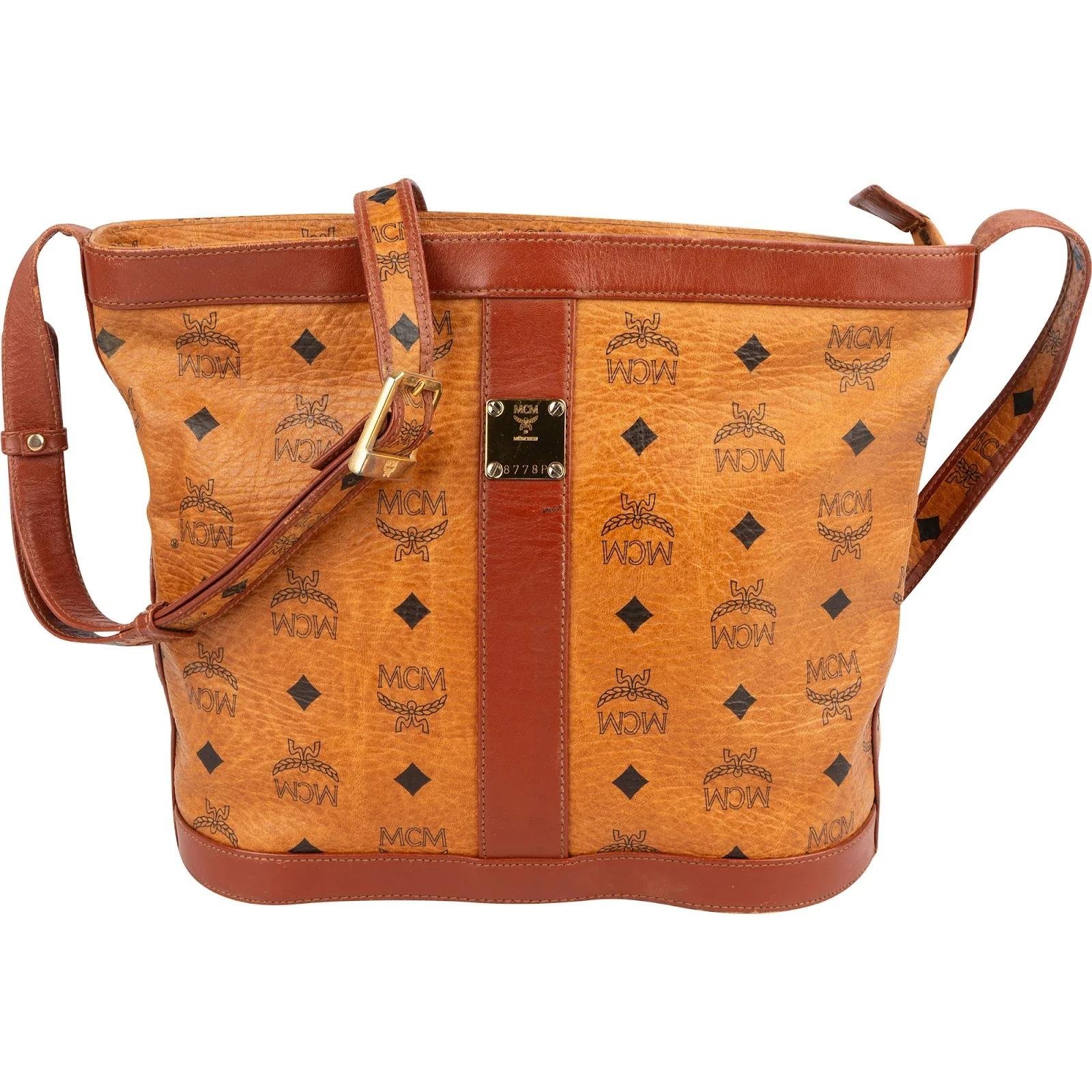 MCM Boston leather crossbody bag