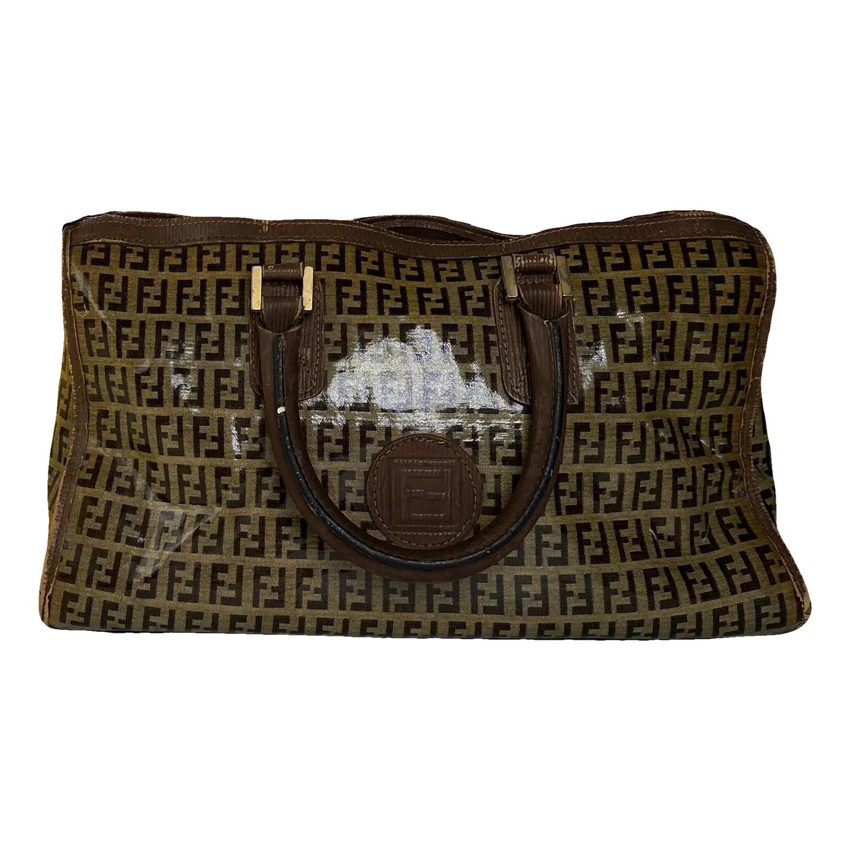 Baguette leather handbag