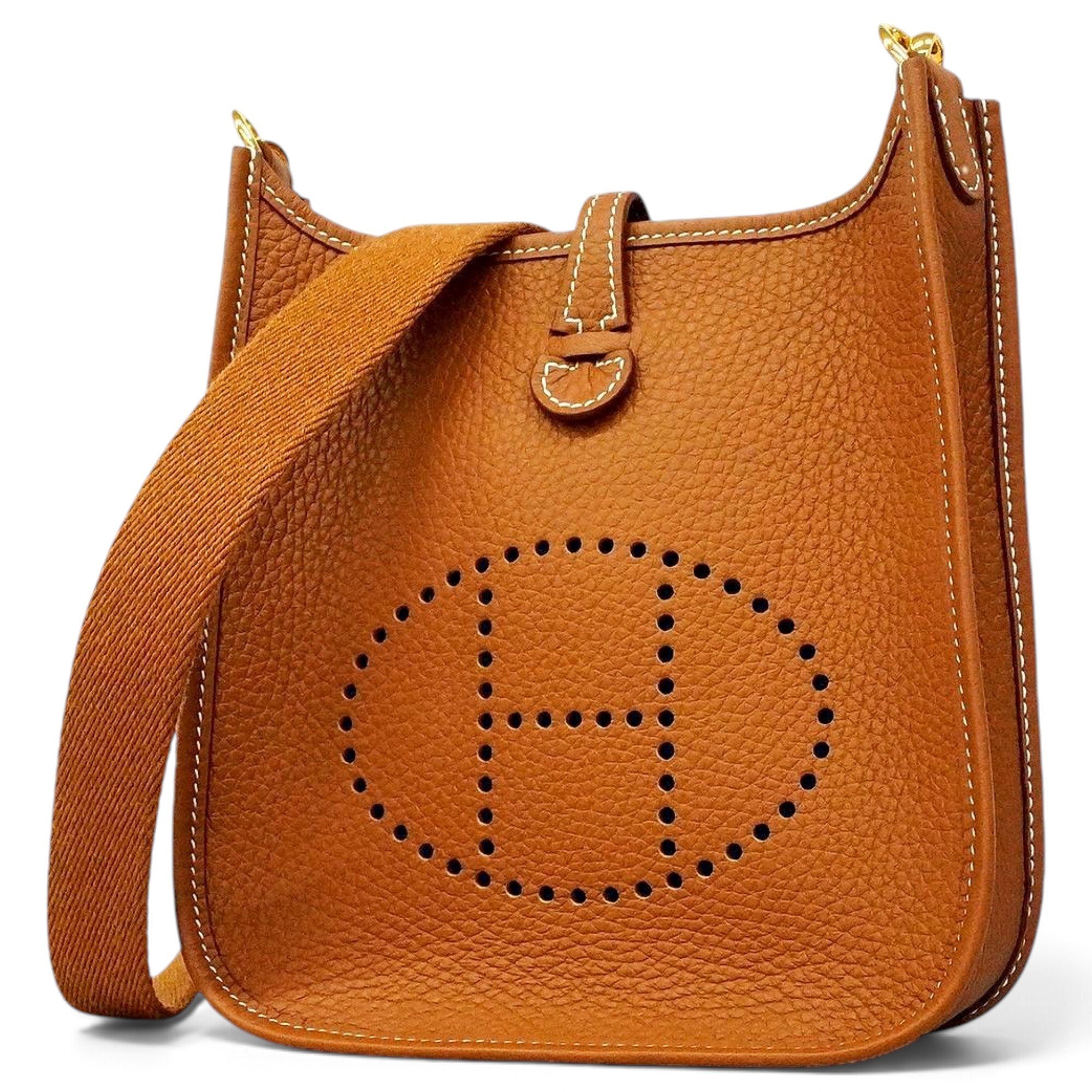 Evelyne leather handbag