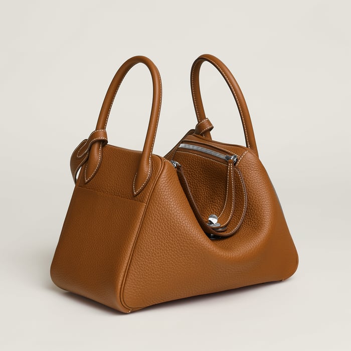 Gold Lindy 30 Bag