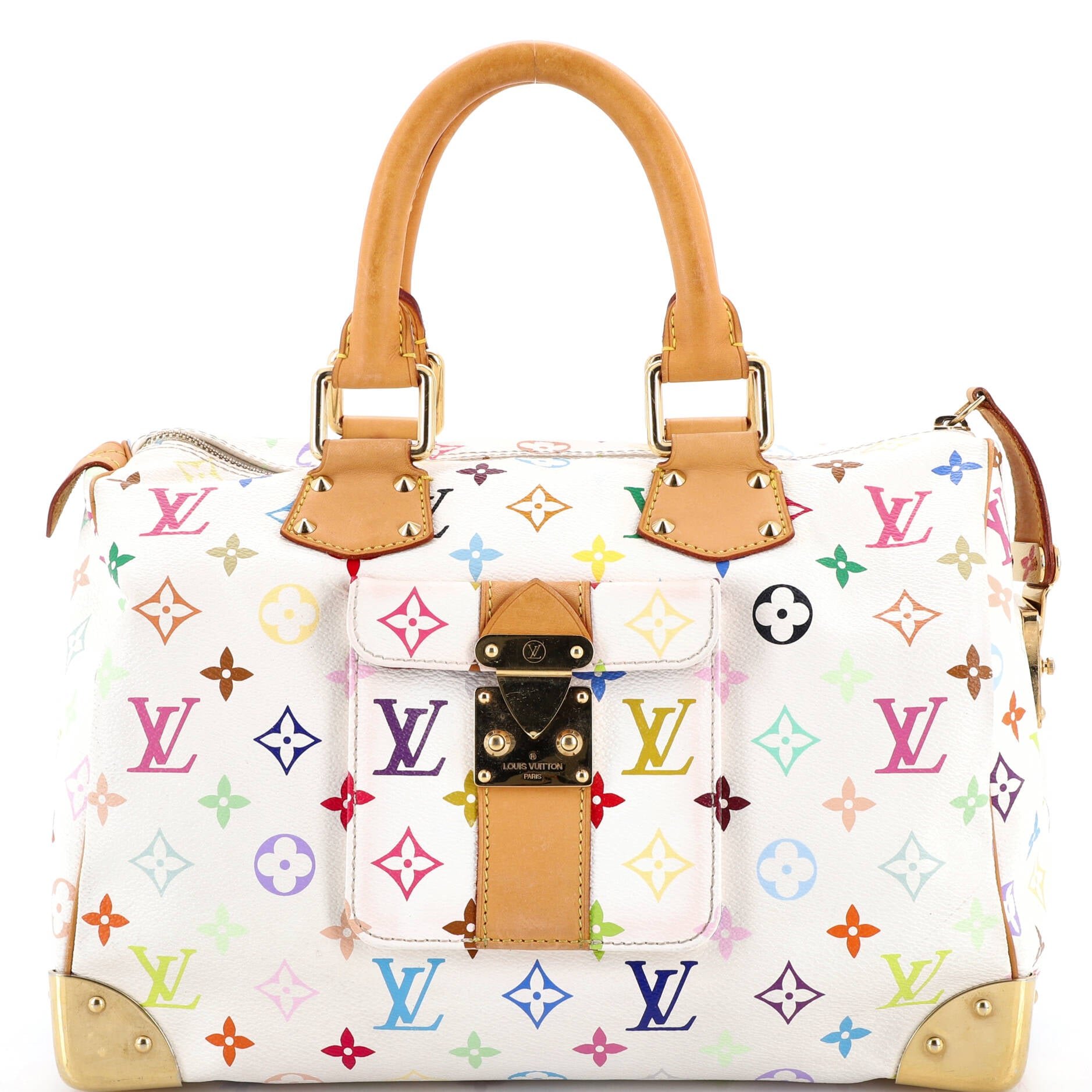 Louis Vuitton Speedy Handbag Monogram Multicolor 30