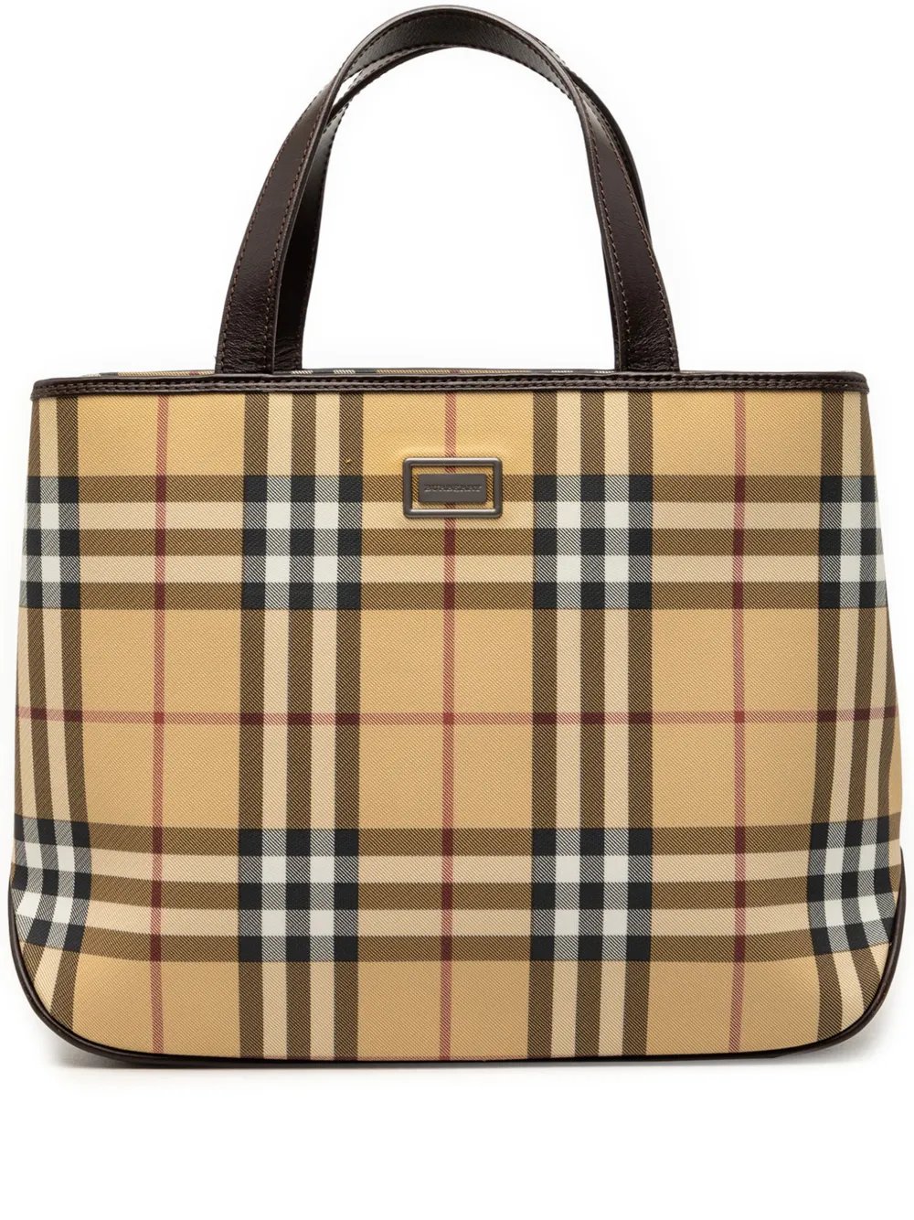 2000-2017 House Check Coated Canvas tote bag