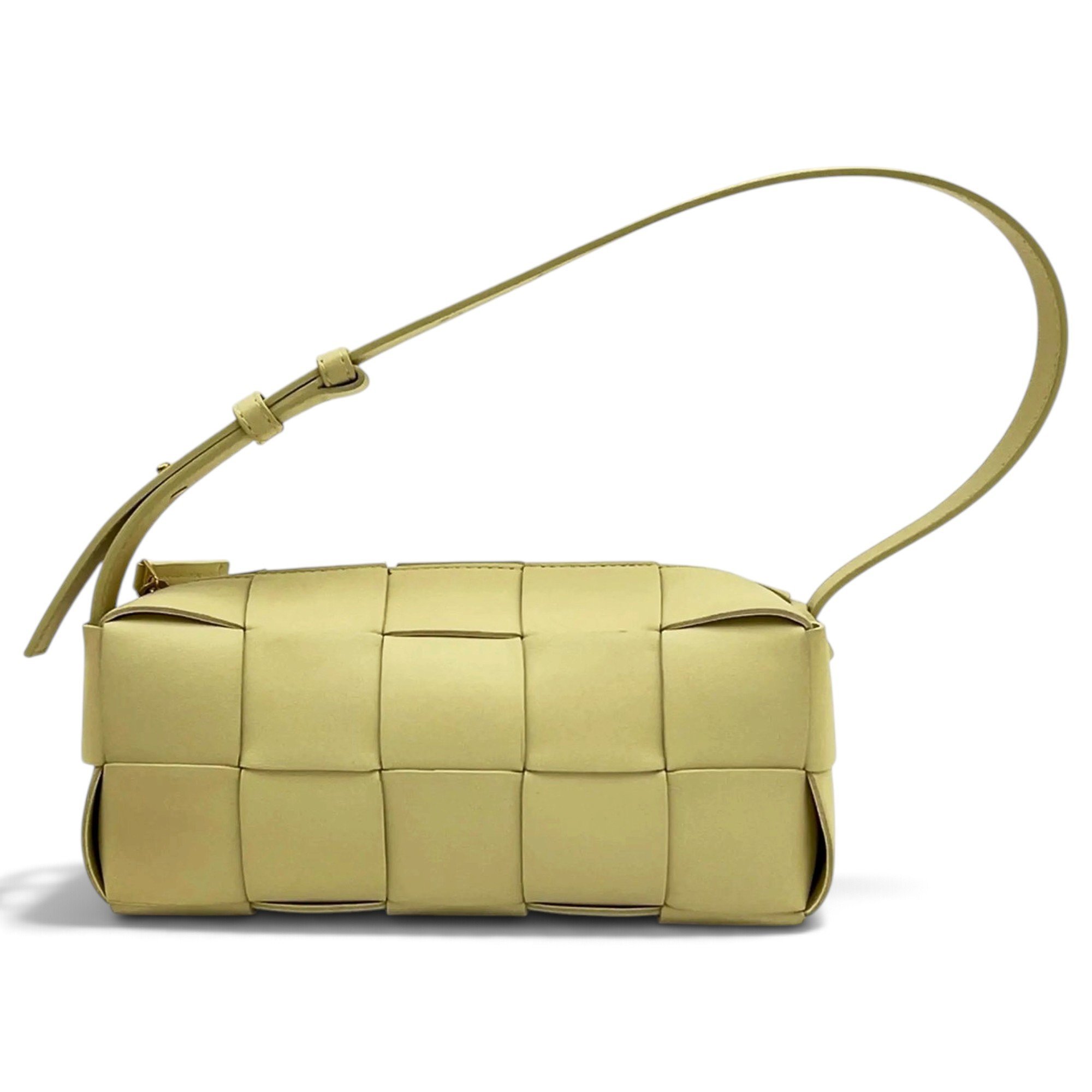 Cassette leather handbag
