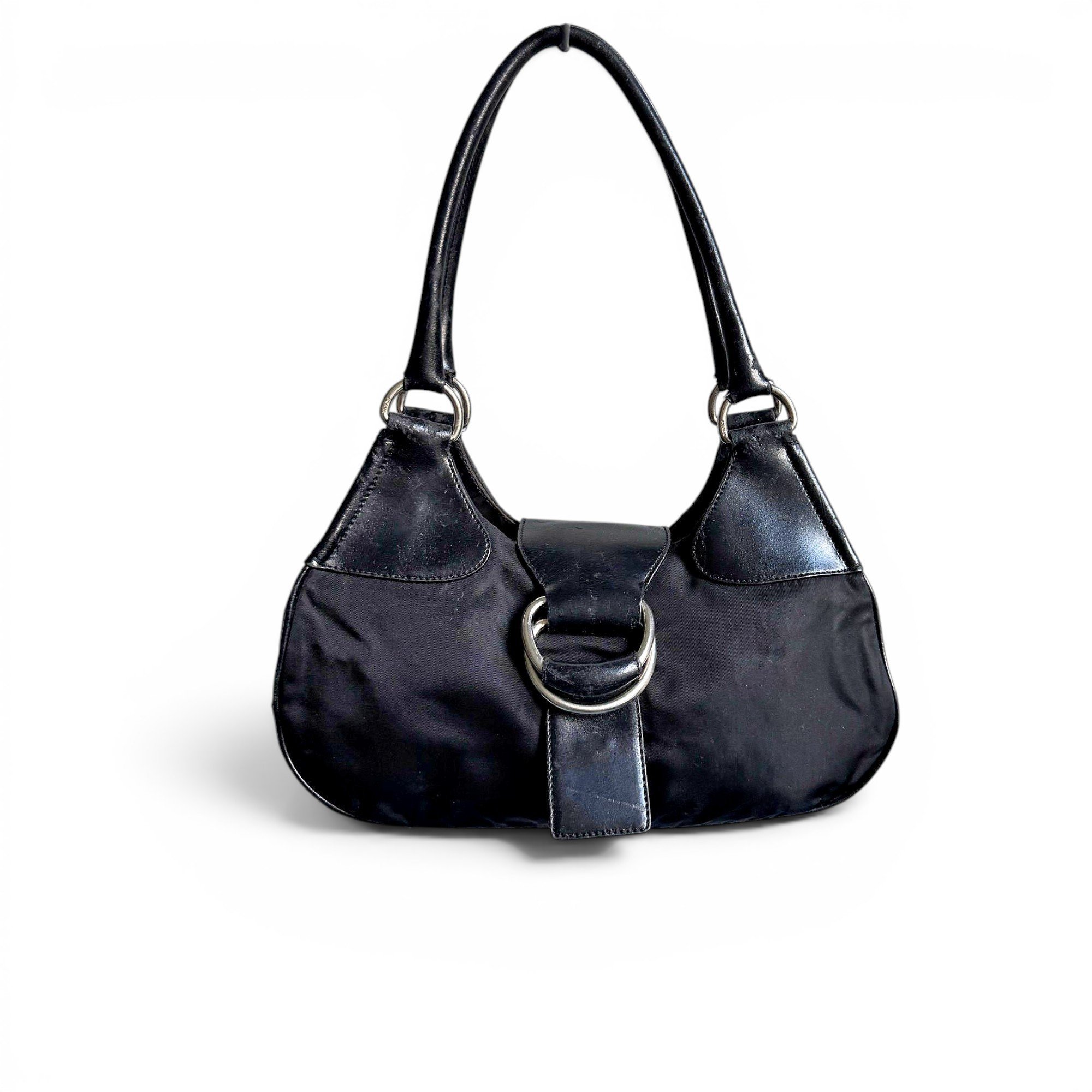 Moon leather handbag