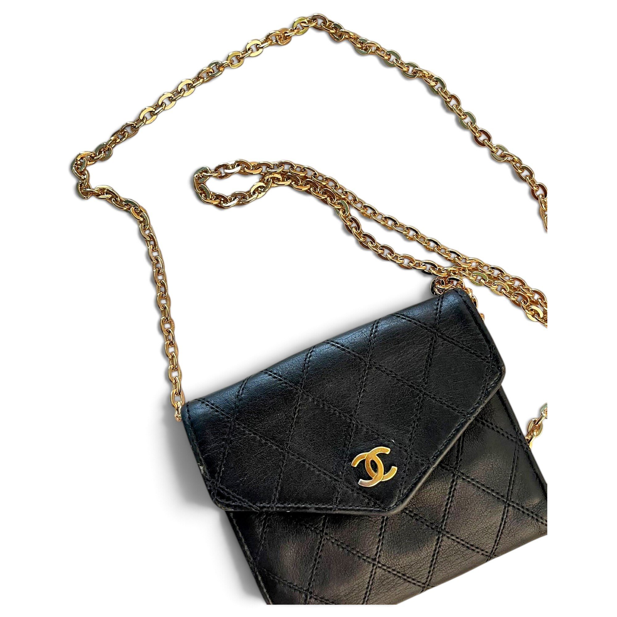 Wallet On Chain Timeless/Classique leather mini bag