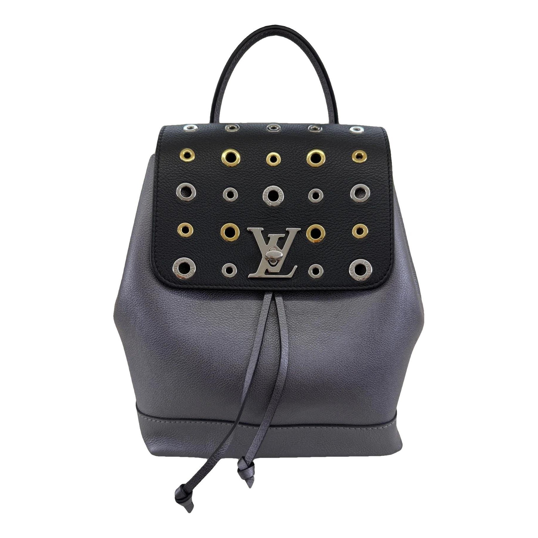 Lockme leather backpack