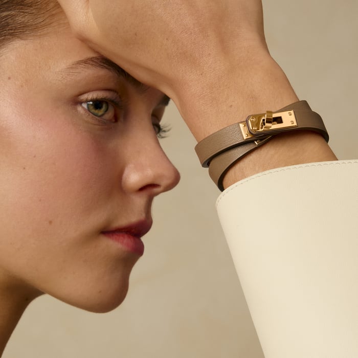 Étoupe Mini Kelly Double Tour Bracelet