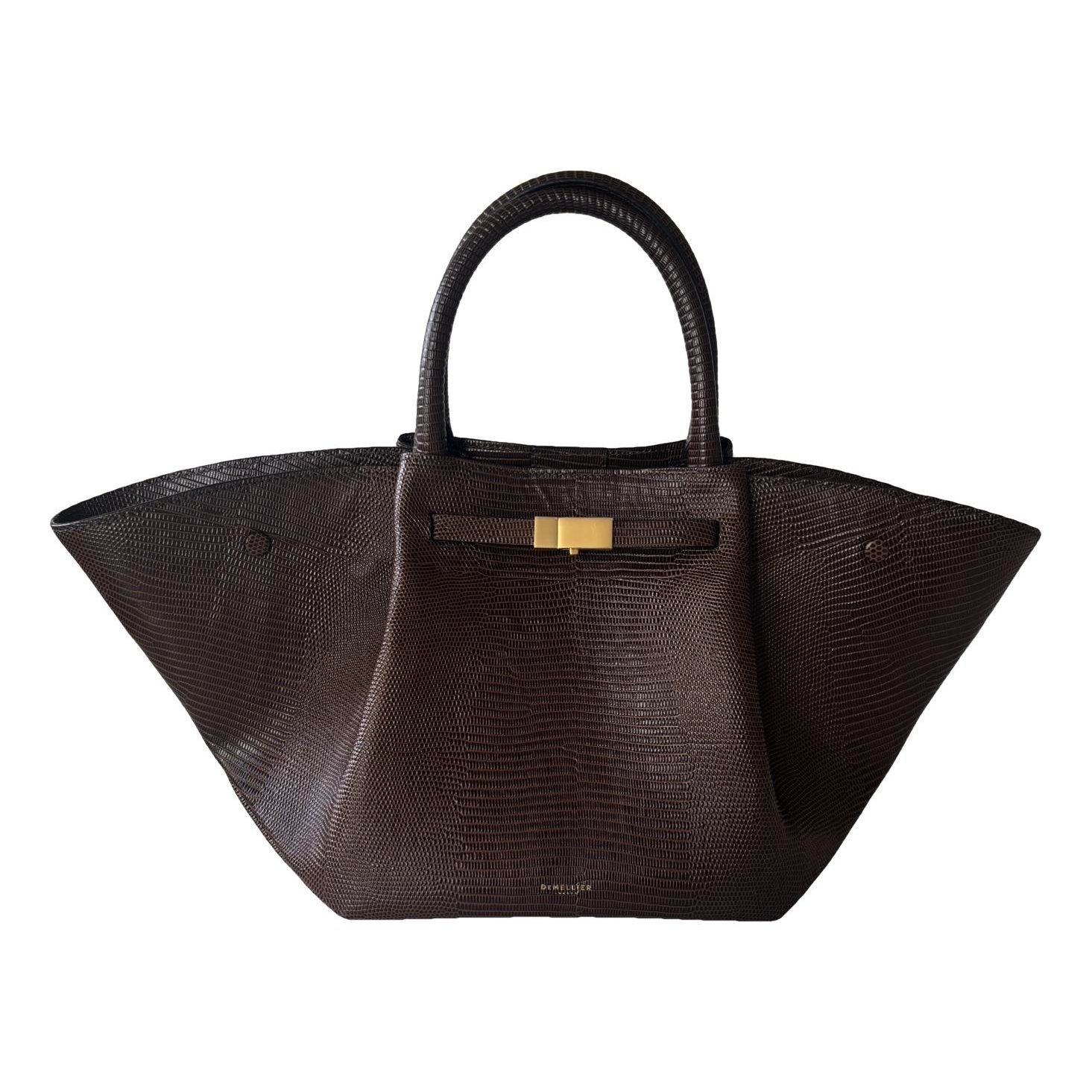 Leather tote