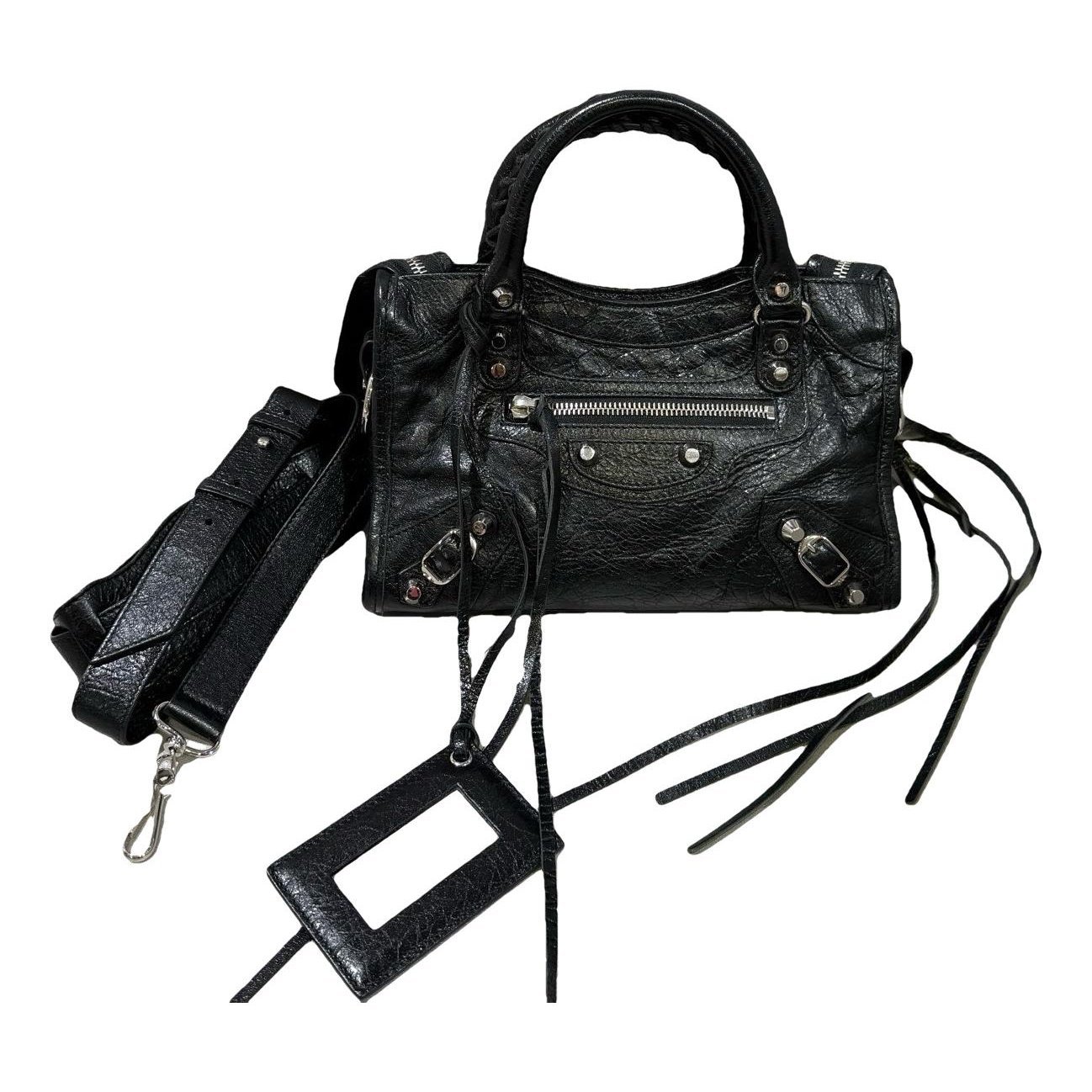 City leather bag