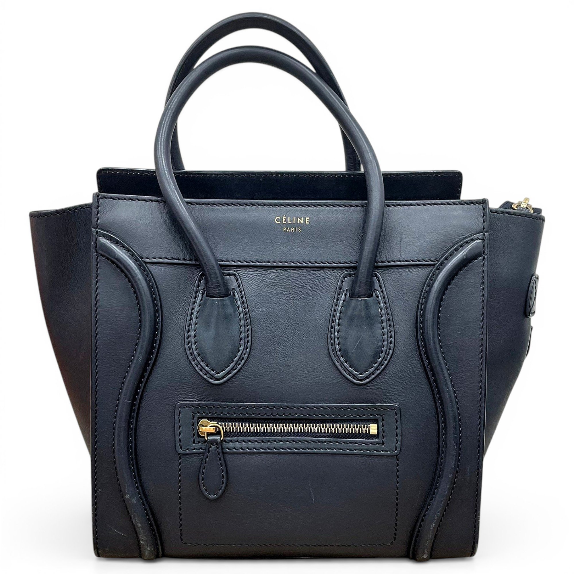 Luggage leather handbag