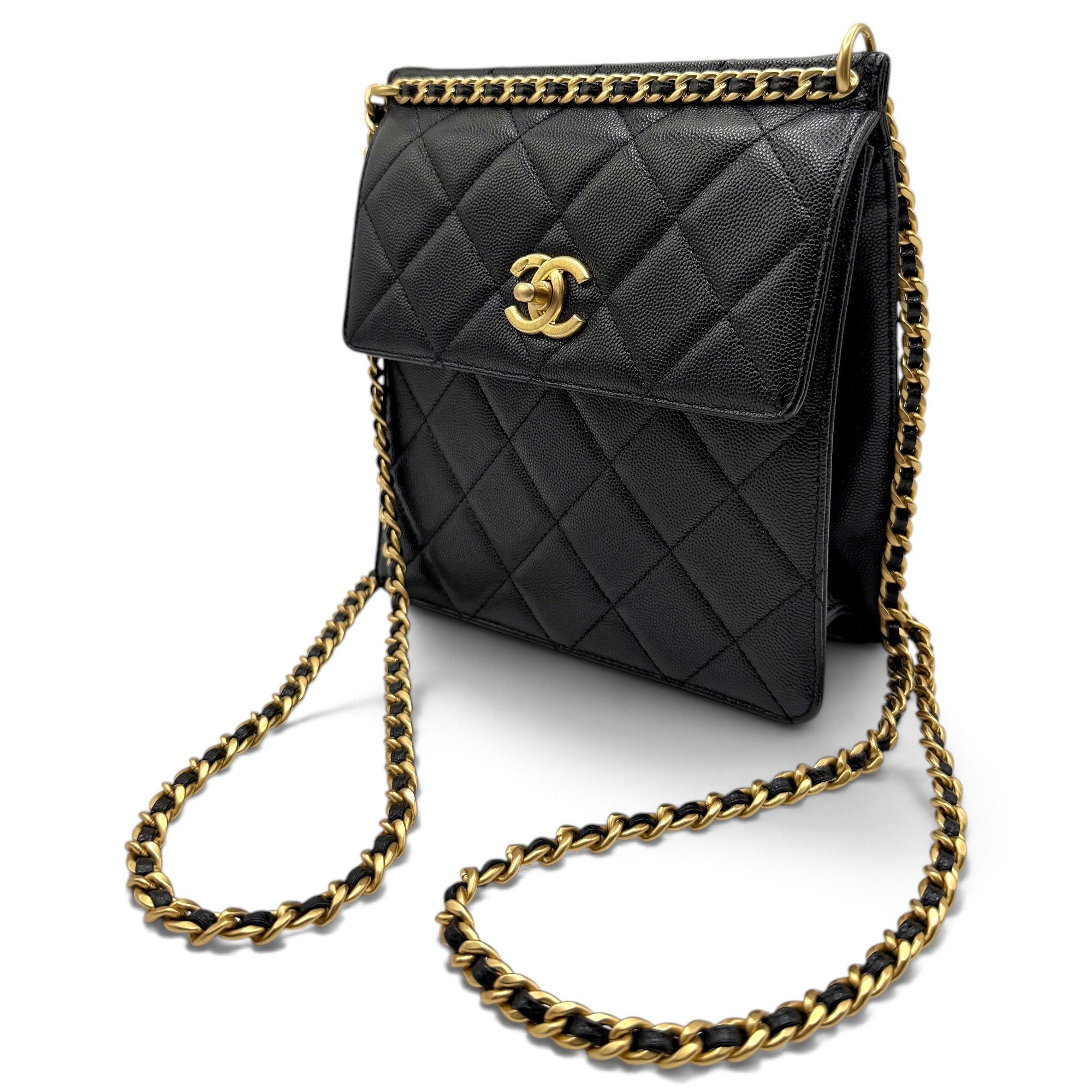 Leather backpack