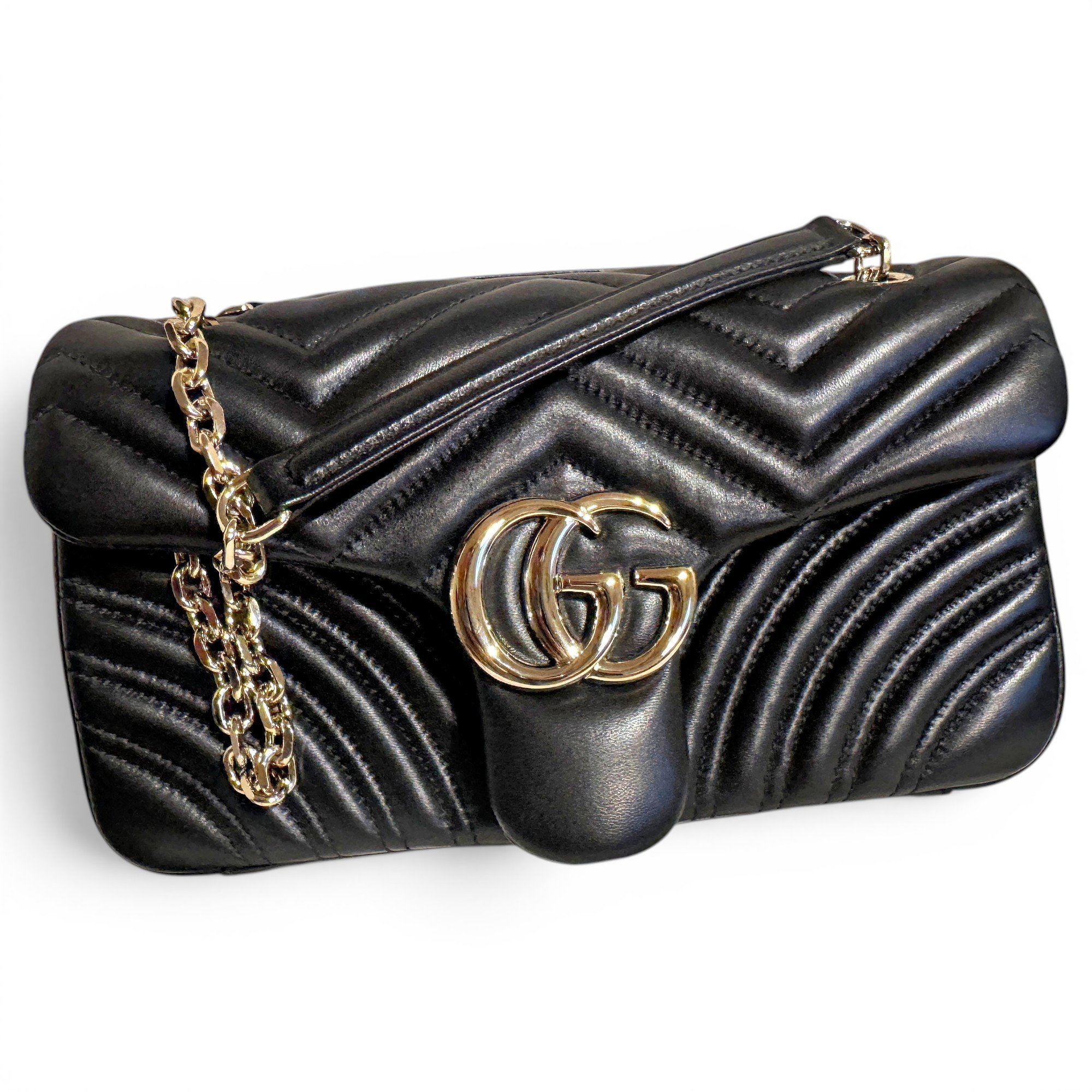 GG Marmont Flap leather handbag