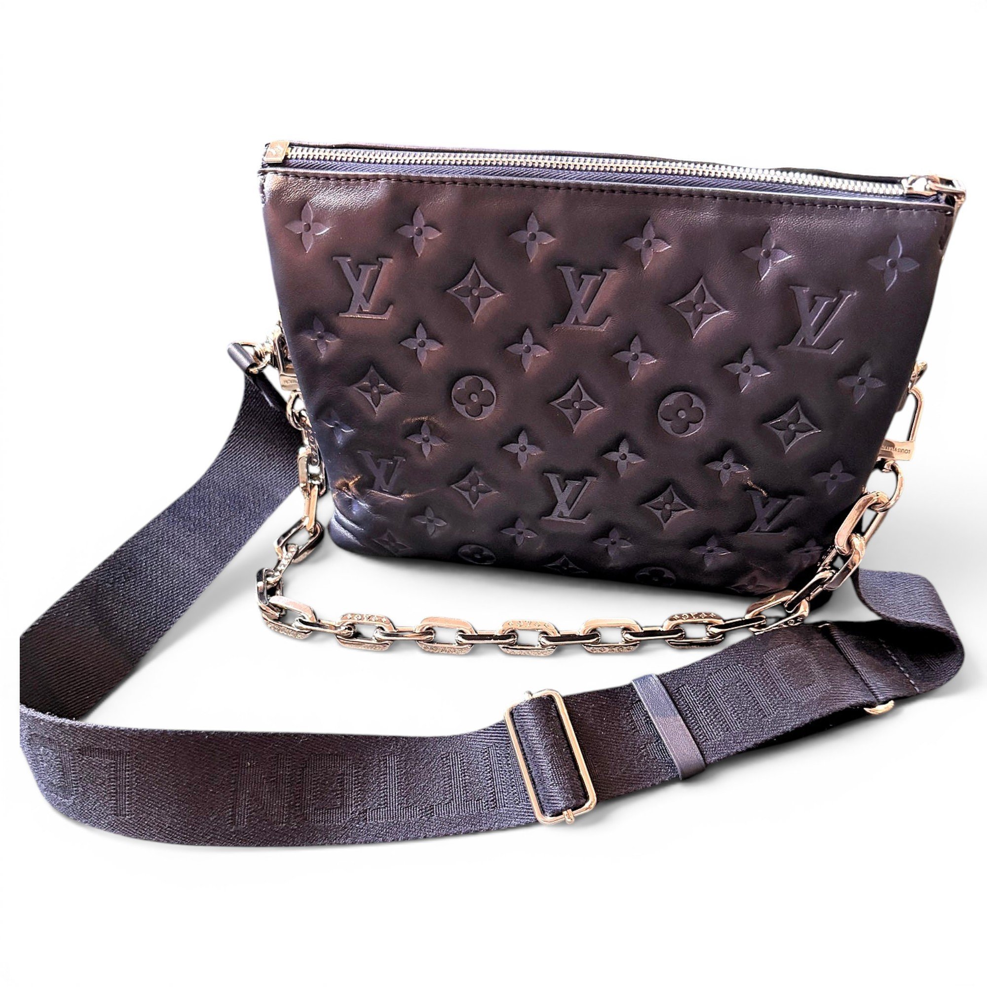 Coussin leather handbag