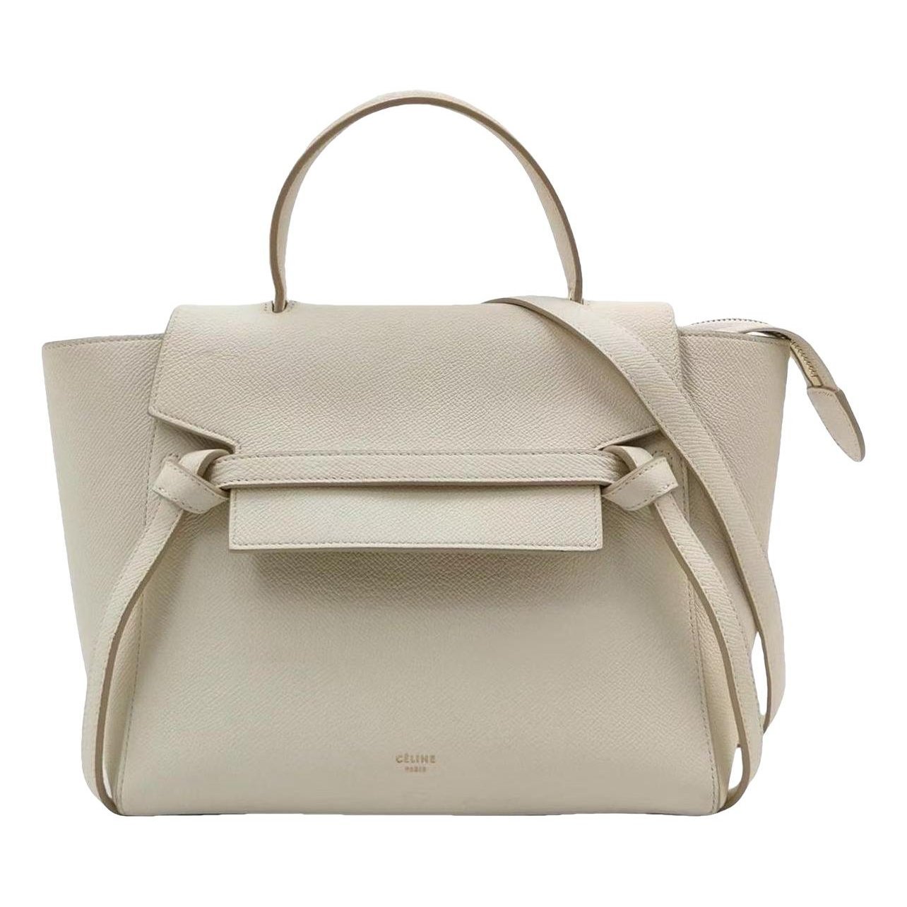 Belt leather handbag