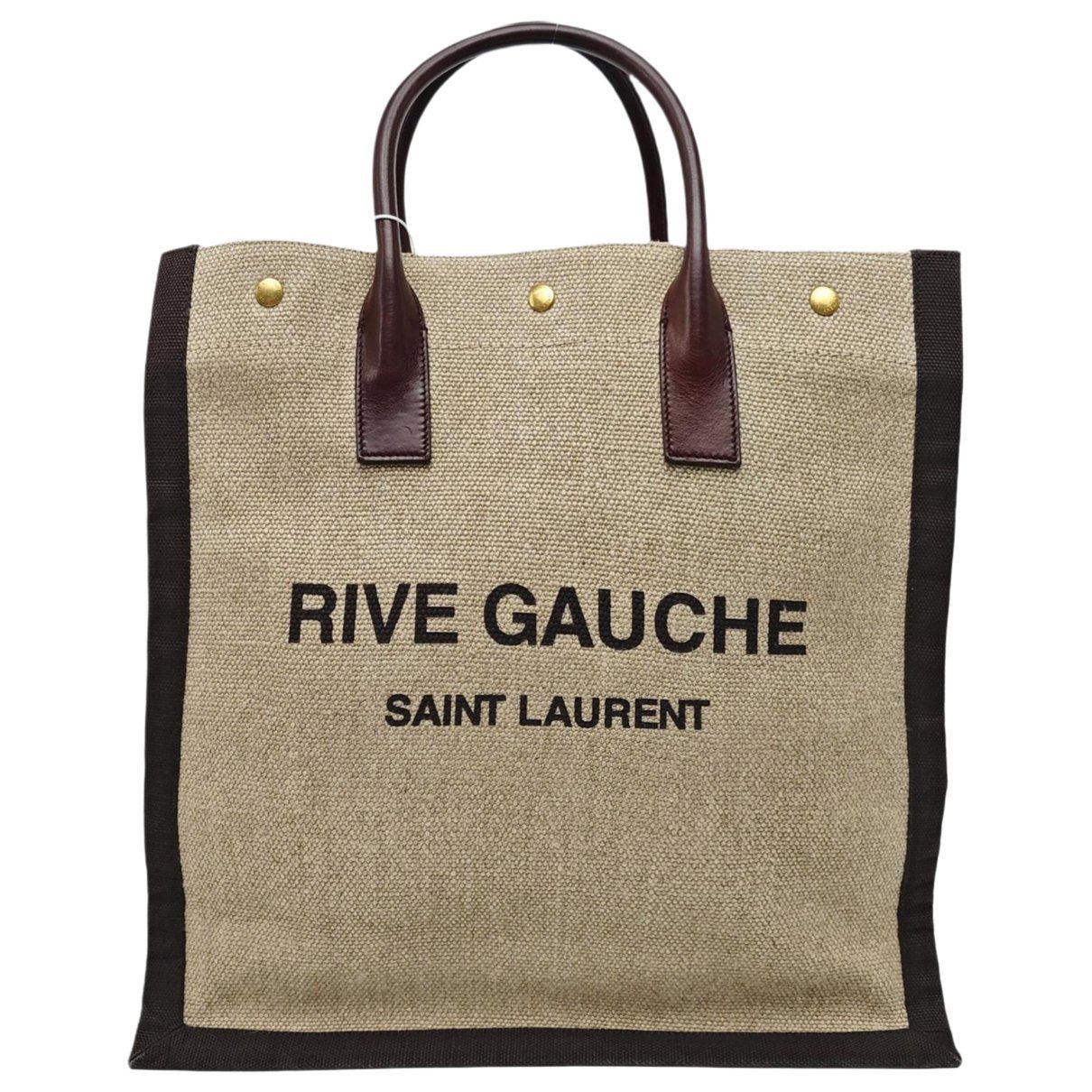 Rive Gauche linen handbag