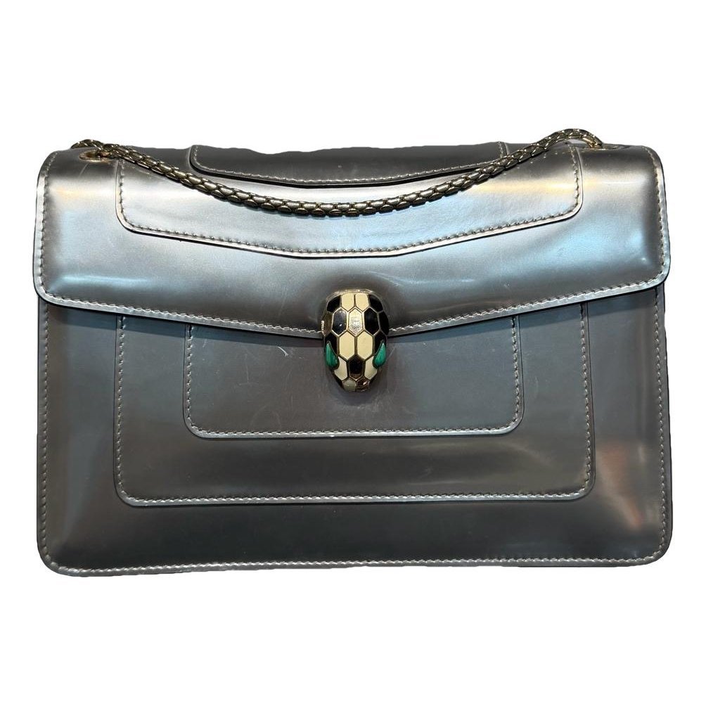 Serpenti leather handbag