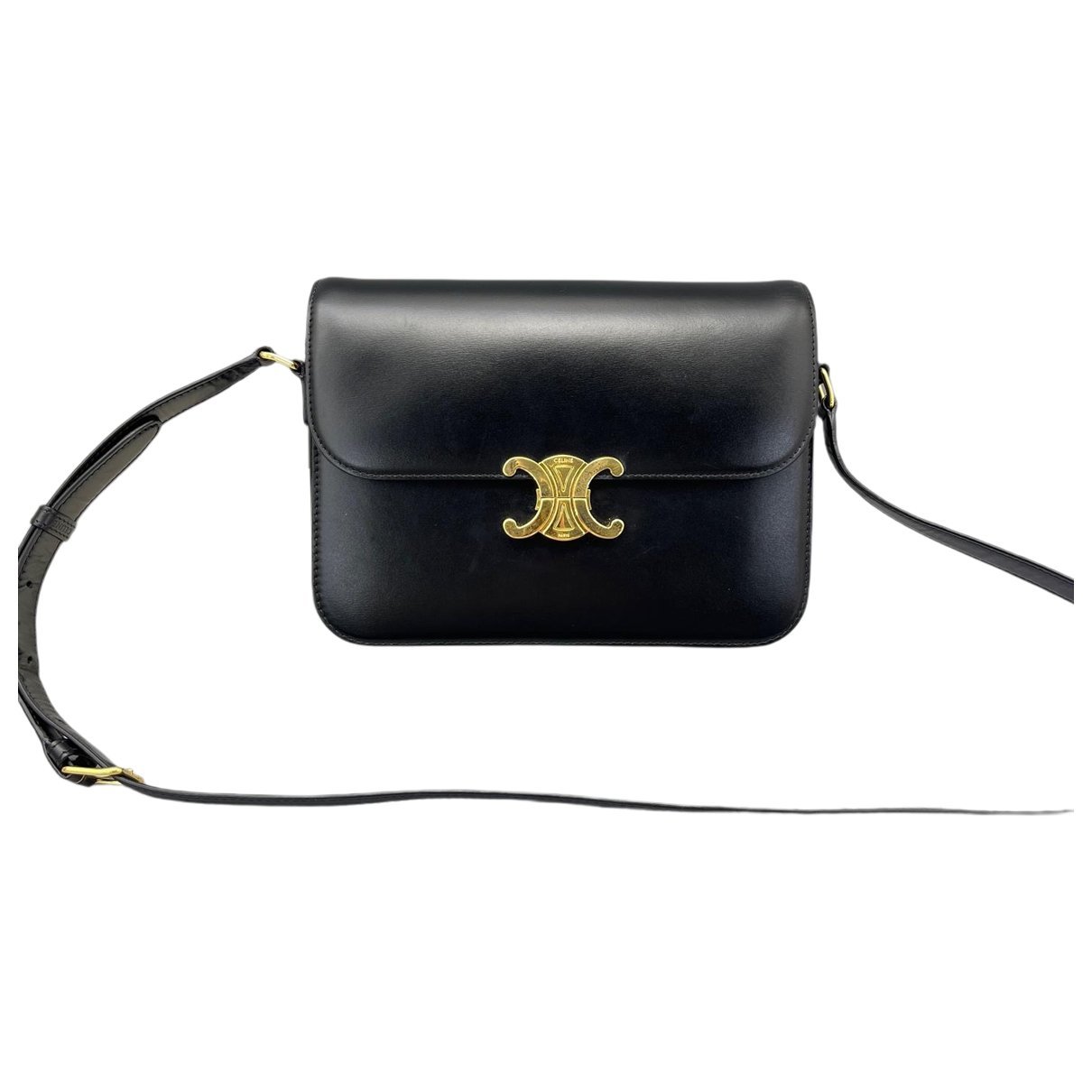 Celine Triomphe leather crossbody bag